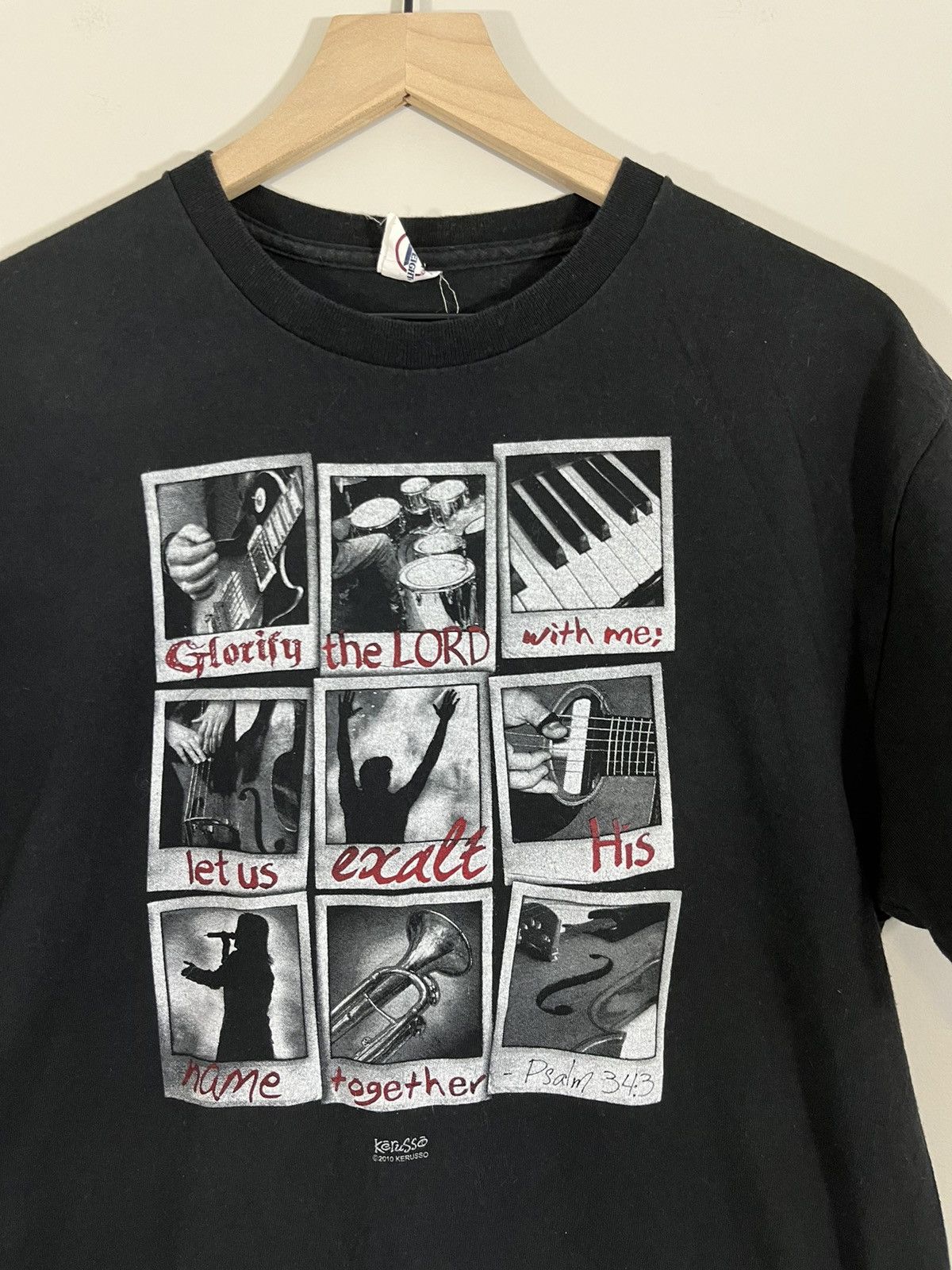 Vintage Faded Bible Quote Polaroid Graphic Distressed Tee Hoodie, Sweatshirt | PodTeesHub.com