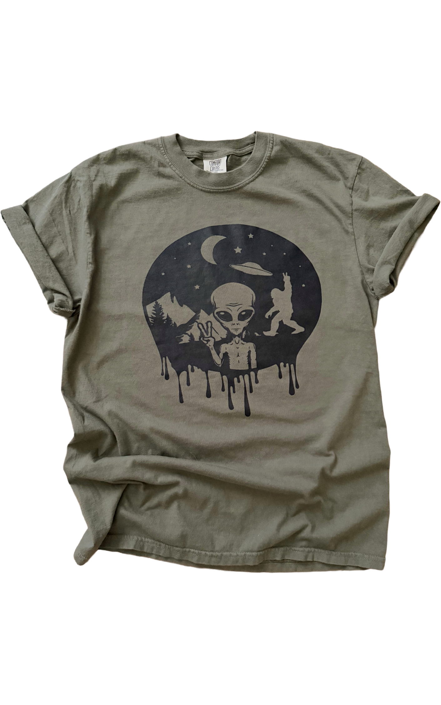 Aliens + Cryptids Tee Hoodie, Sweatshirt | PodTeesHub.com