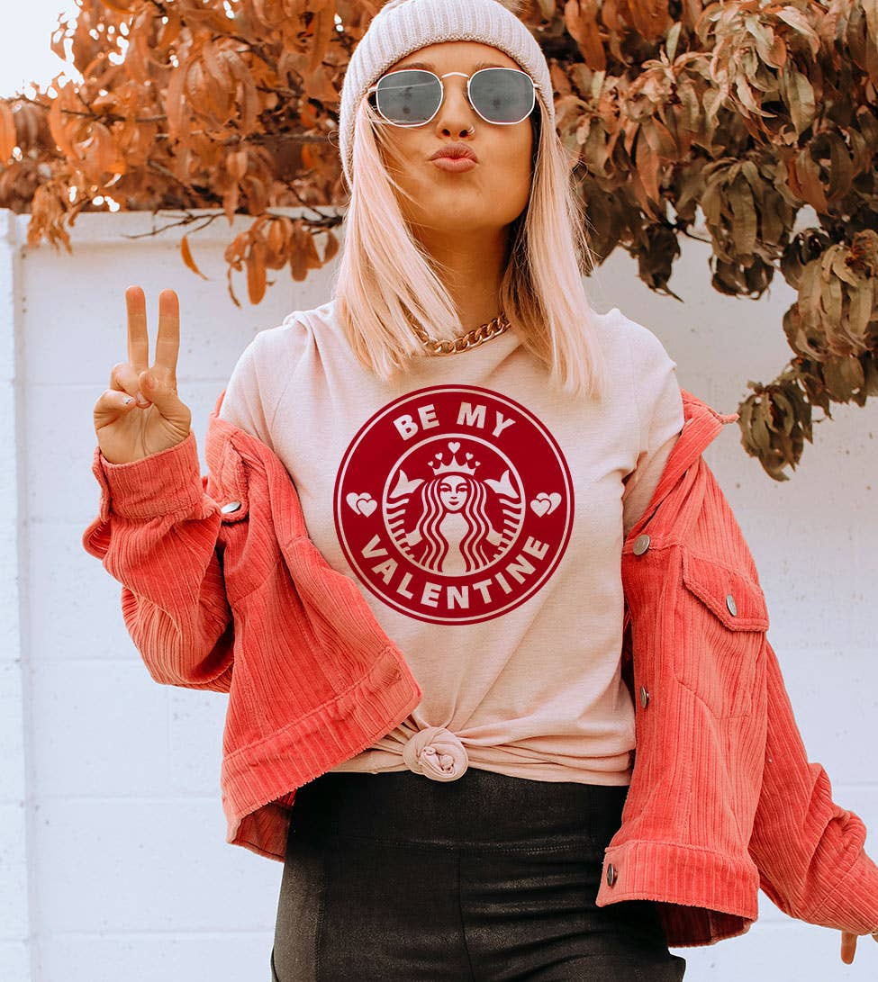 Be My Valentine - Valentine's Day Coffee Funny Gift T-Shirt Hoodie, Sweatshirt | PodTeesHub.com