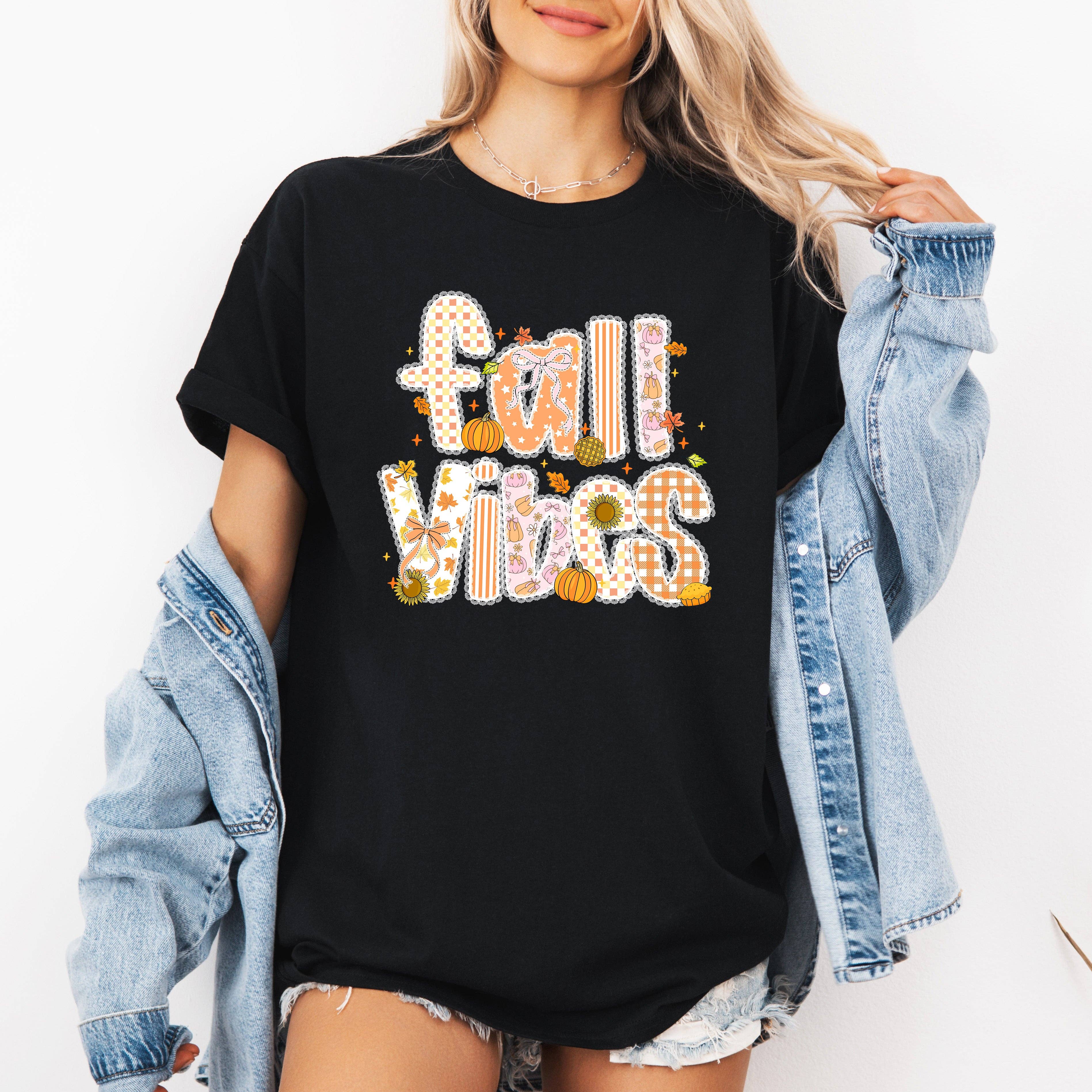 Fall Vibes, Patterns, Halloween, Pumpkin, Autumn, Tshirt Hoodie, Sweatshirt | PodTeesHub.com