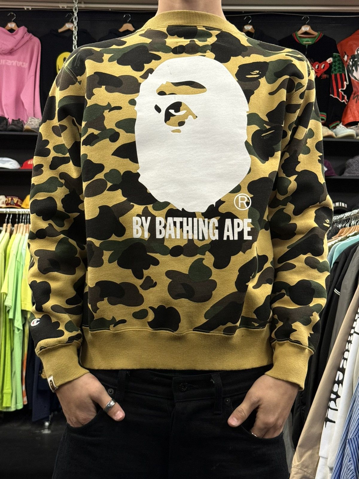 Bape Camo Crewneck T-Shirts, Hoodie, Sweatshirt | PodTeesHub.com