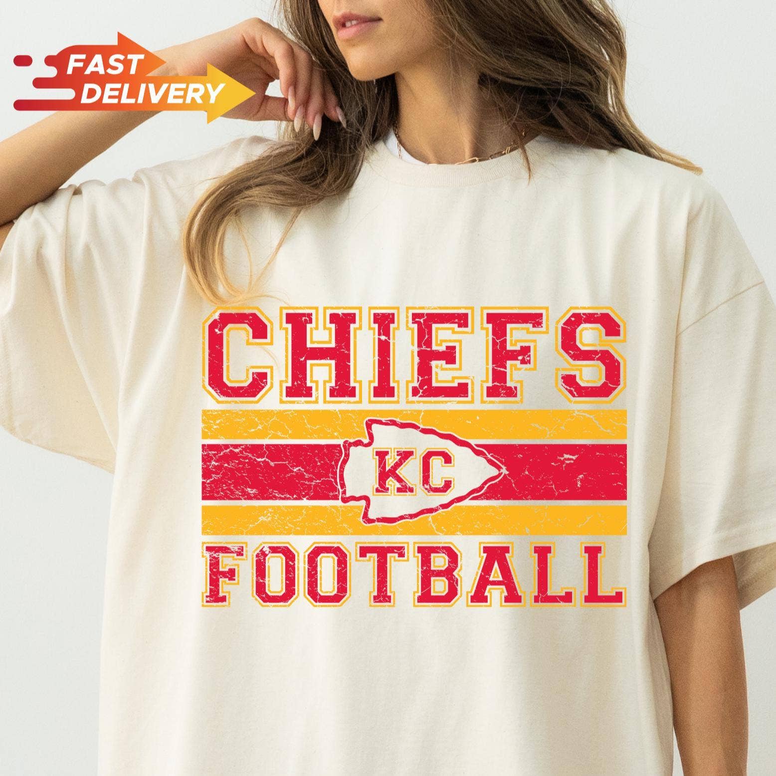 Vintage Kansas City Chiefs Football Shirt, Game Day Crewneck Hoodie, Sweatshirt | PodTeesHub.com