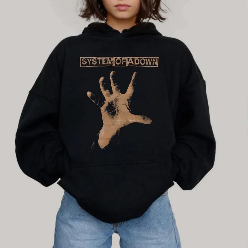 90s System Of A Down Tshirt Sweatshirt Hoodie, Punk Rock Shirt, Metal Band Tee, Classic Rock Sweatshirt , Unisex Sweater...