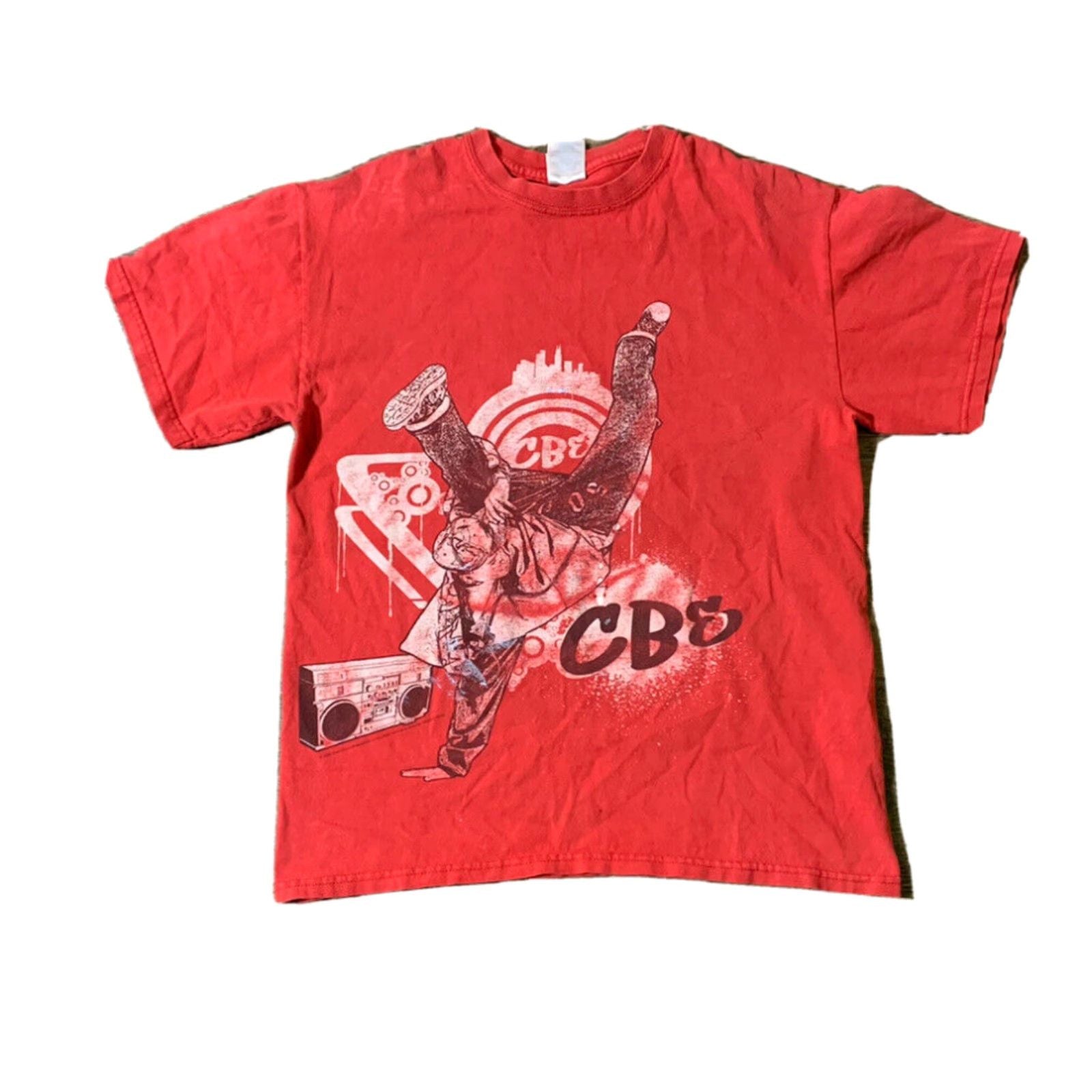 Vintage Chris Brown 2005 Hip Hop T Shirt Red Medium Mens Hoodie, Sweatshirt | PodTeesHub.com