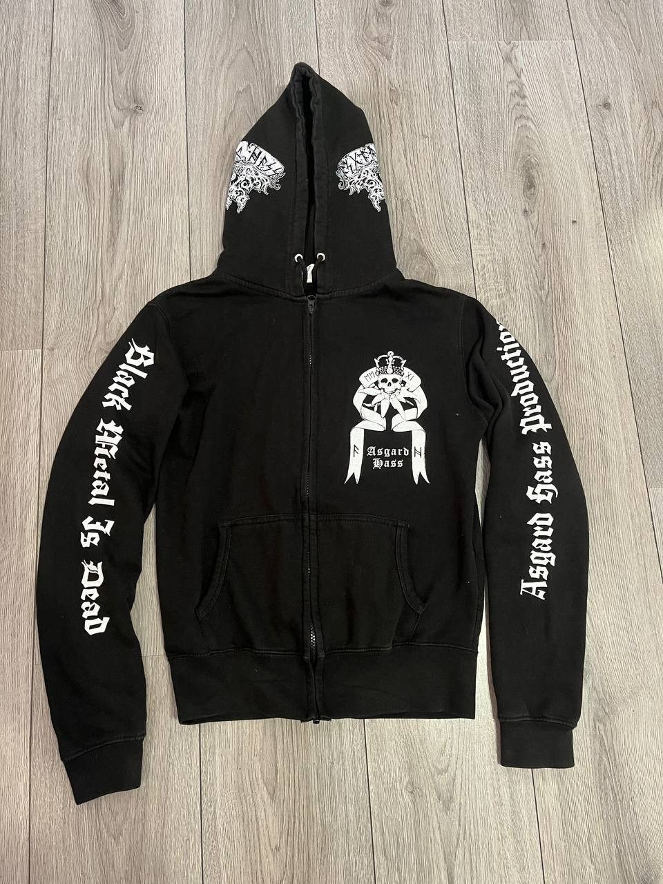 Vintage Black Metal Is Dead Hoodie Size S T-Shirts, Sweatshirt | PodTeesHub.com