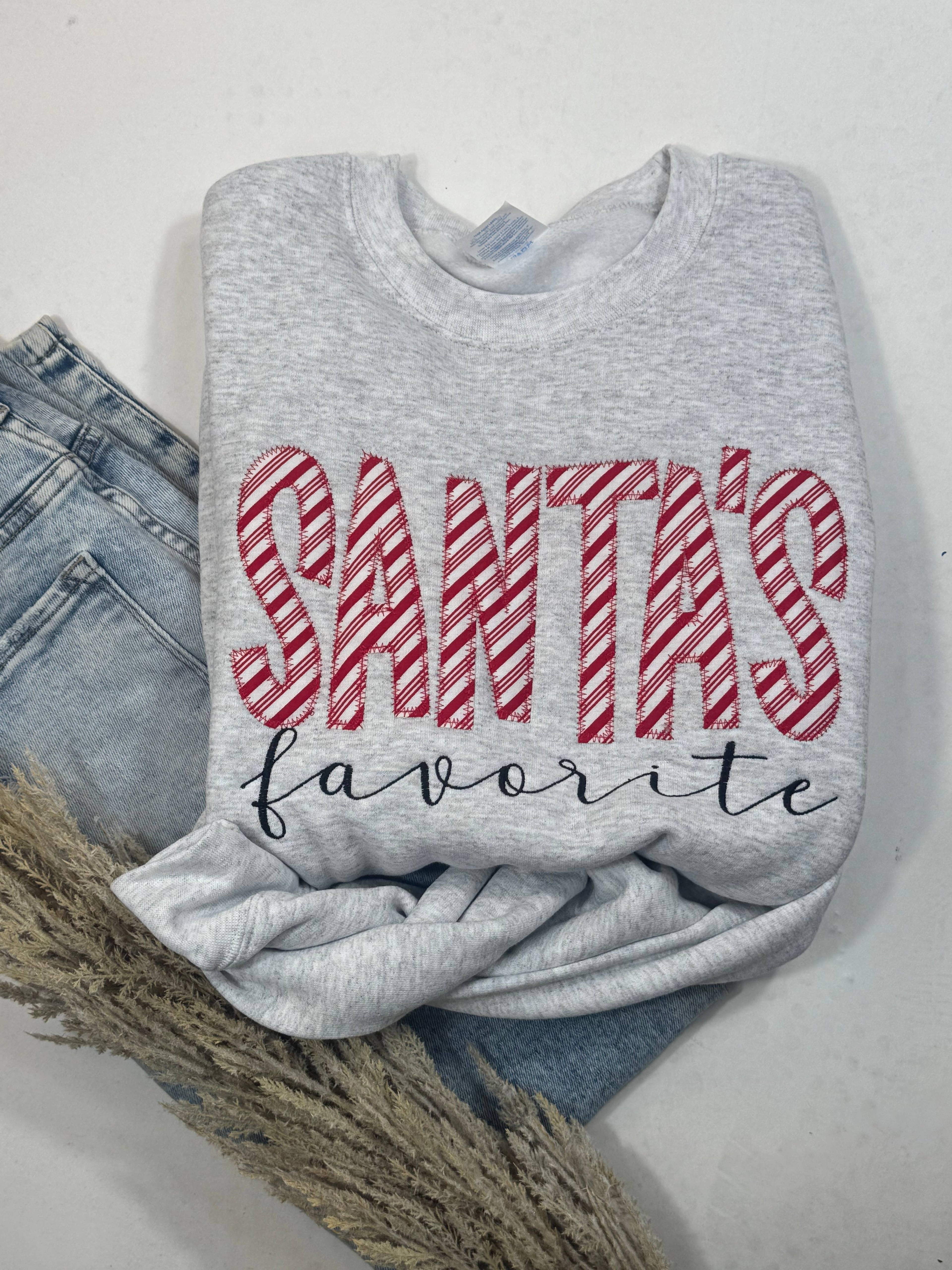Santa's Favorite Christmas Sweatshirt T-Shirts, Hoodie | PodTeesHub.com