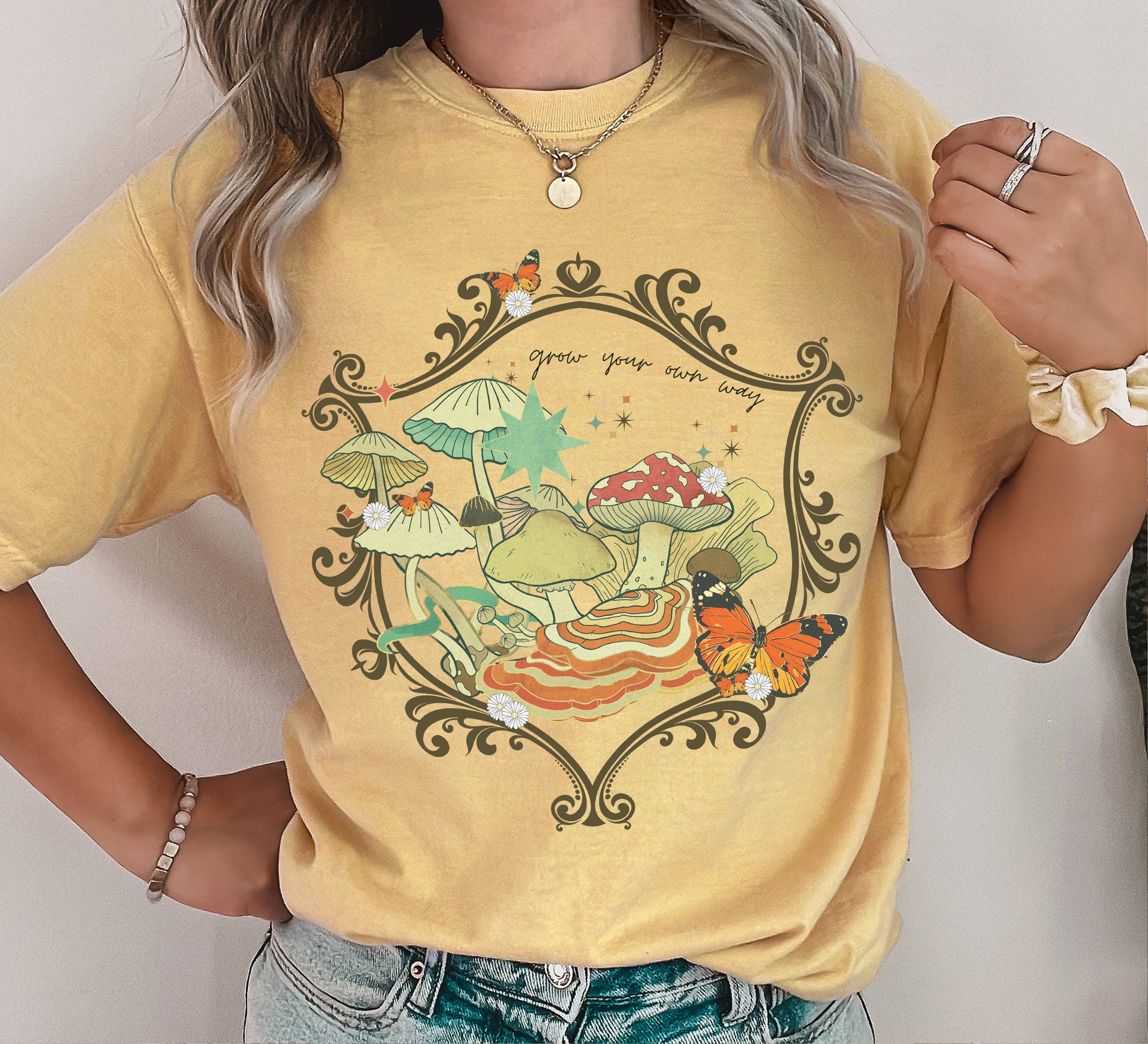Grow Your Own Way Mystical T-Shirt Hoodie, Sweatshirt | PodTeesHub.com
