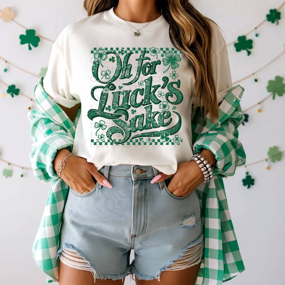 Oh For Luck's Sake Tee Hoodie, Sweatshirt | PodTeesHub.com