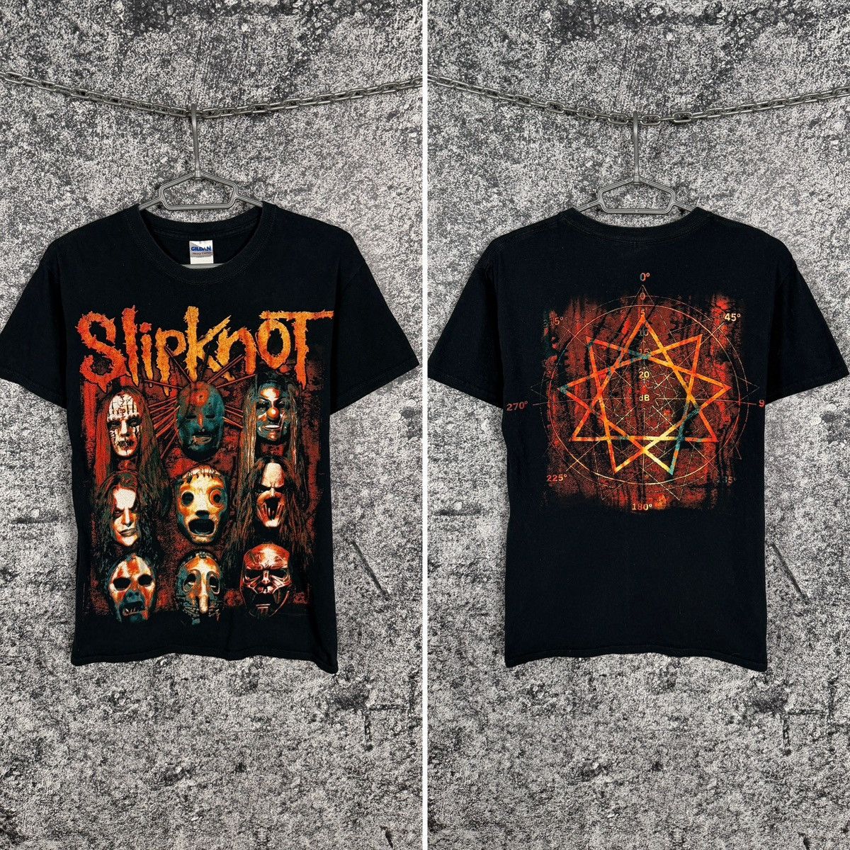 Slipknot Men S Vintage Slipknot Band Tee Masks Metal T Shirt Size S Hoodie, Sweatshirt | PodTeesHub.com