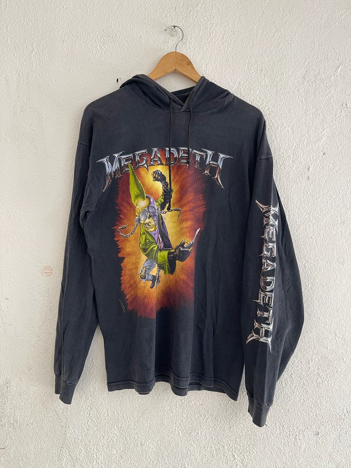 Vintage 1993 Megadeth Punk Anarchy Longsleeve T-Shirts, Hoodie, Sweatshirt | PodTeesHub.com