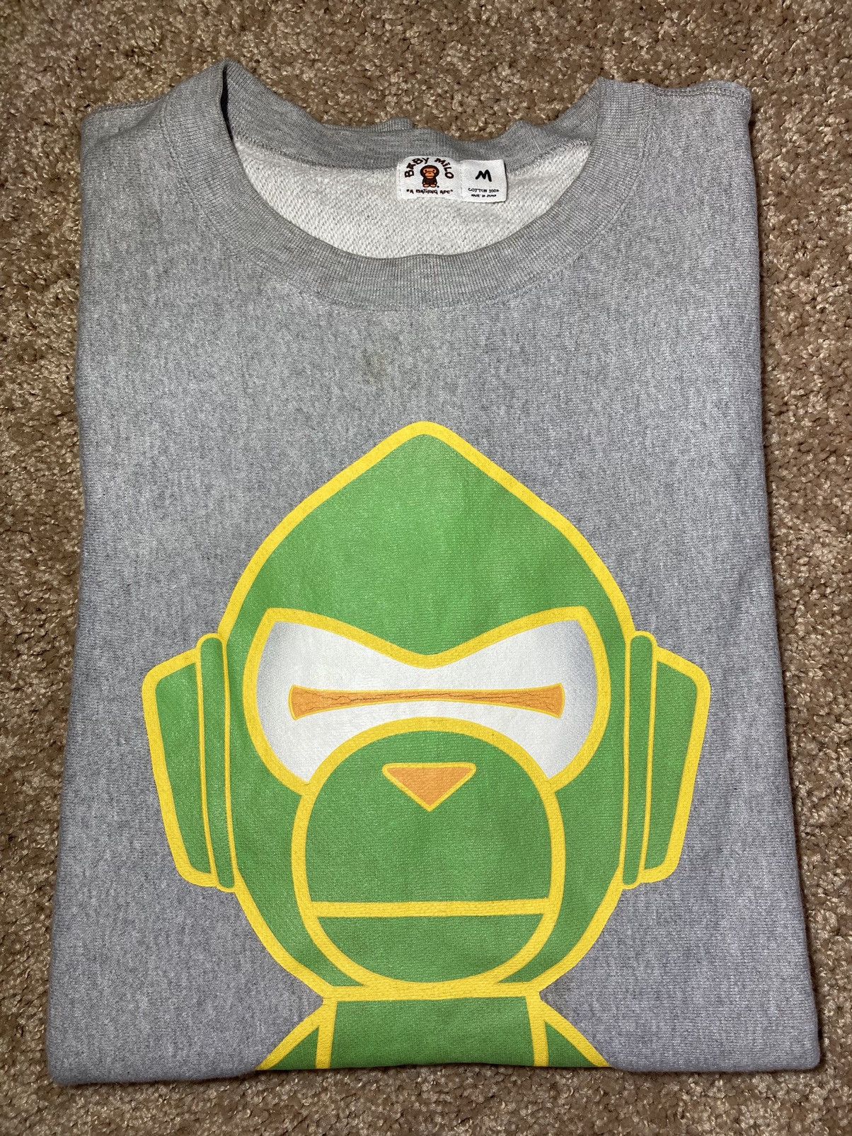 2006 Bape Baby Milo Alien Greey Sweatshirt Og Nigo 90s Ape T-Shirts, Hoodie | PodTeesHub.com