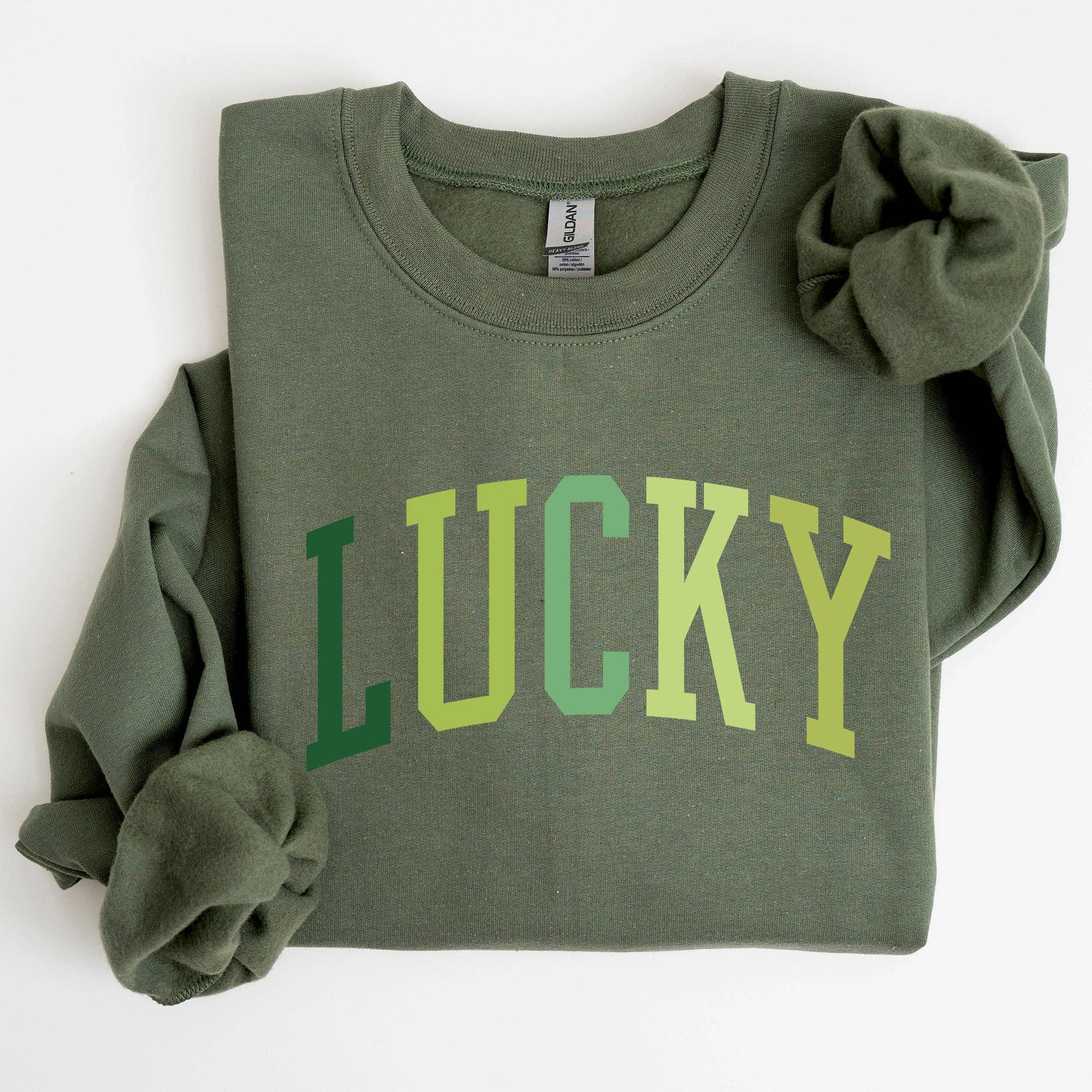 Lucky, Collegiate, St Patrick's Day Sweatshirt T-Shirts, Hoodie | PodTeesHub.com