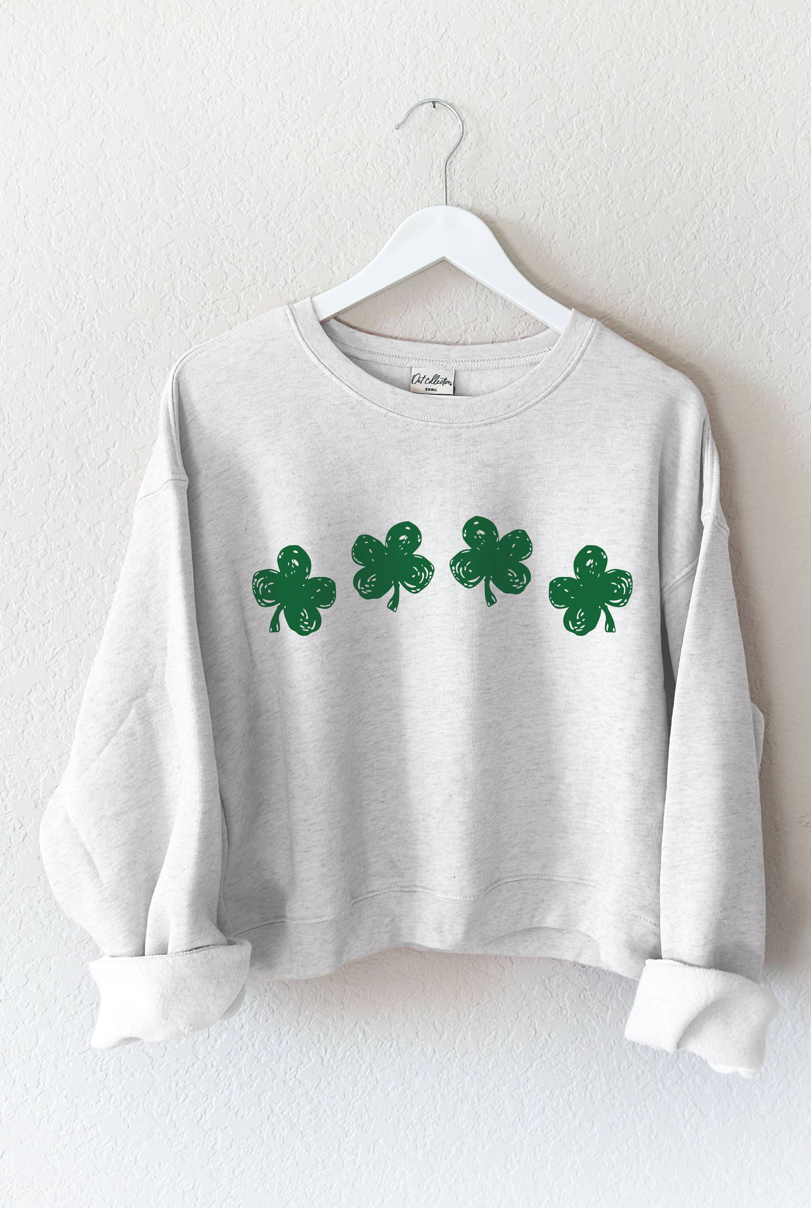 Clover Row Mid Graphic Sweatshirt T-Shirts, Hoodie | PodTeesHub.com