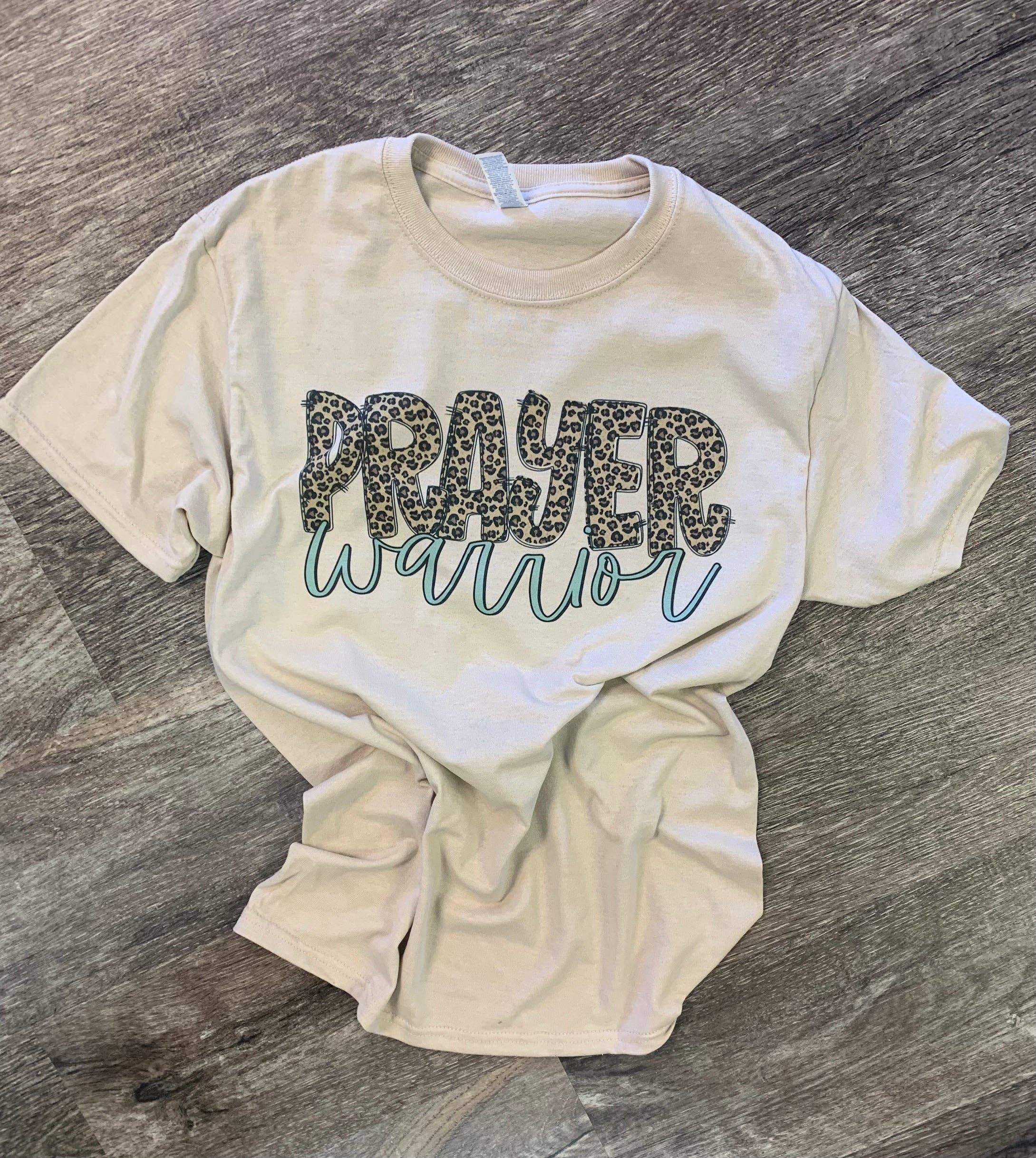 Prayer Warrior On Sand Tee Hoodie, Sweatshirt | PodTeesHub.com