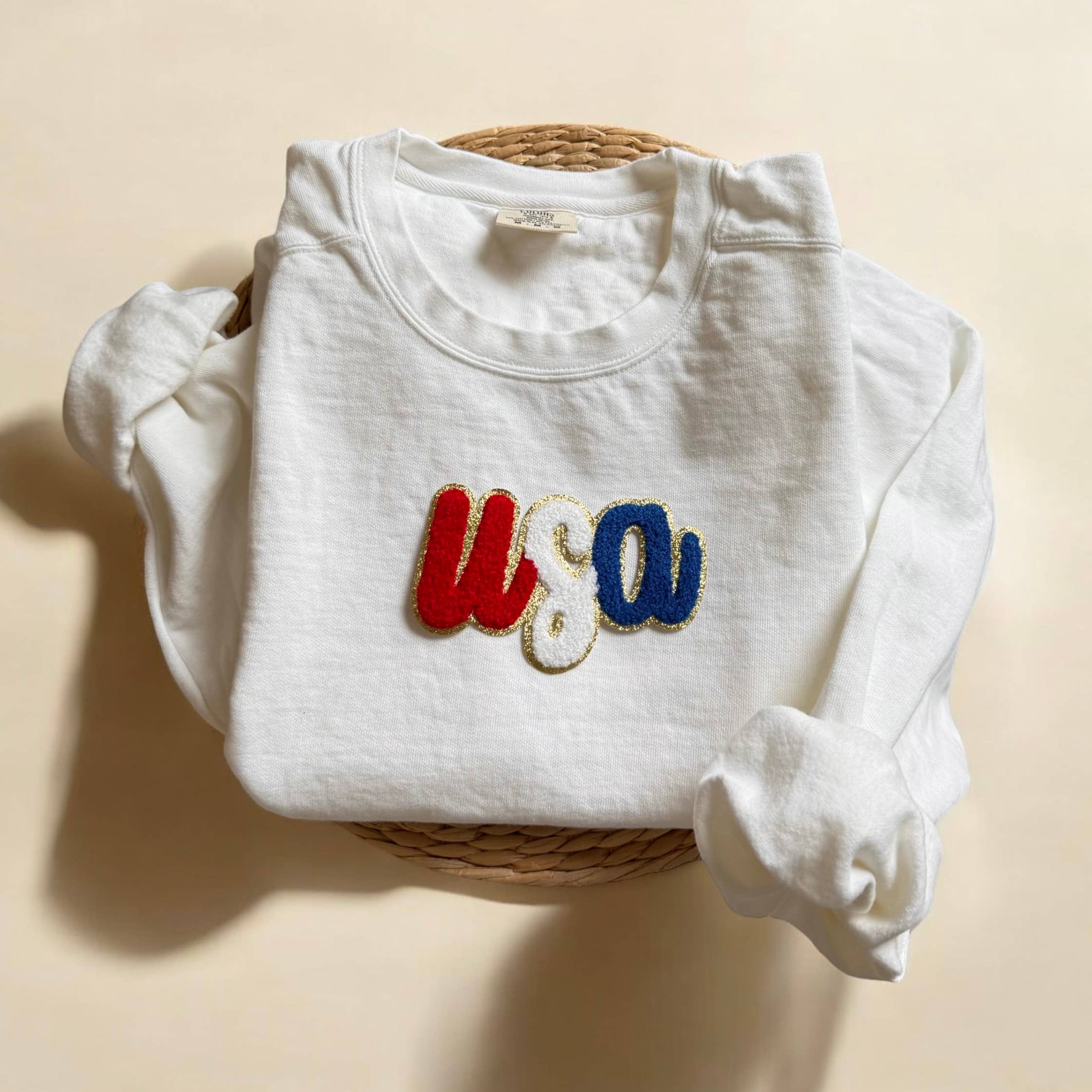 Comfort Colors USA Crewneck Sweatshirt T-Shirts, Hoodie | PodTeesHub.com