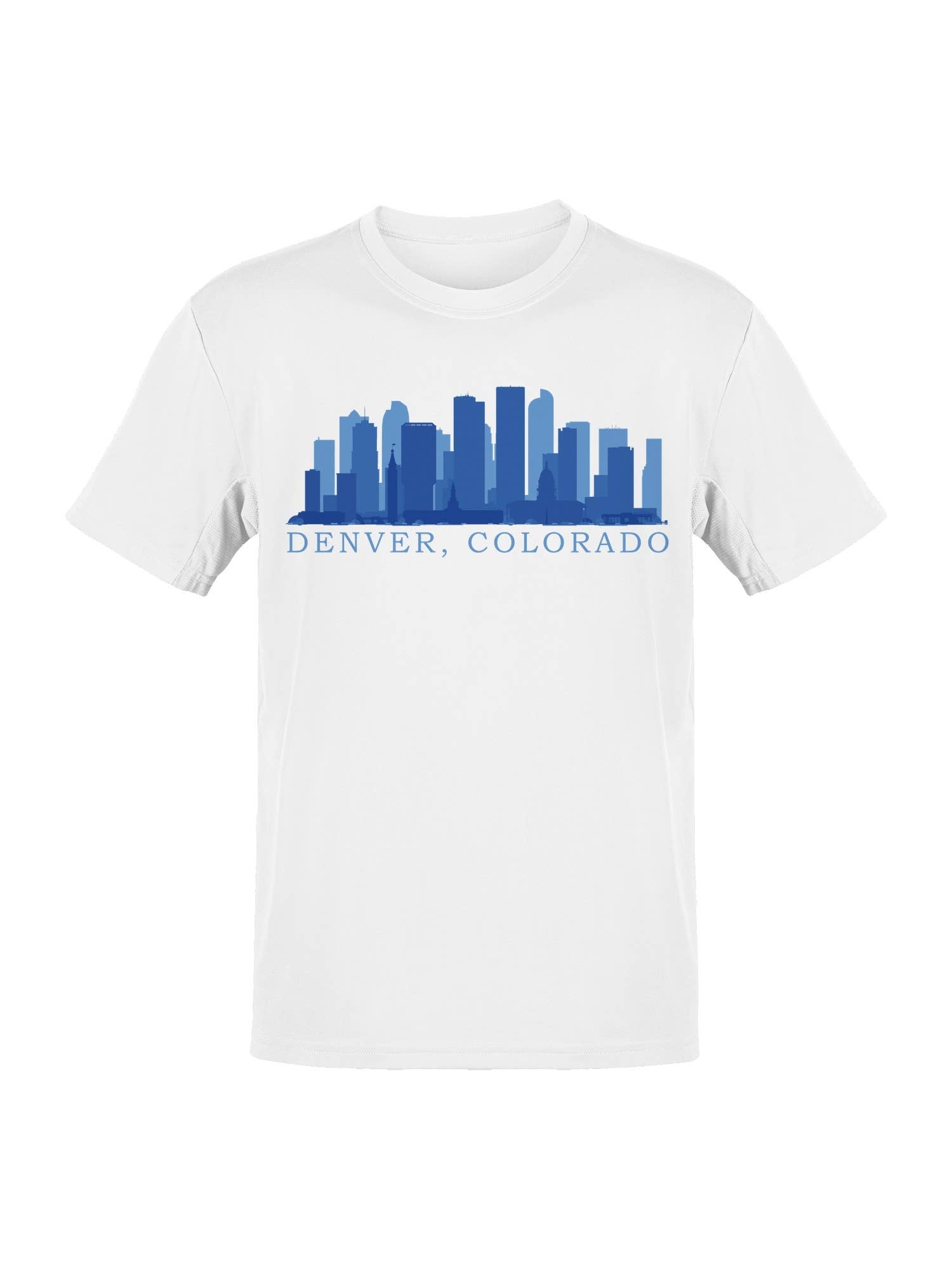 Denver Colorado Skyline Graphic Men's T-Shirt Hoodie, Sweatshirt | PodTeesHub.com