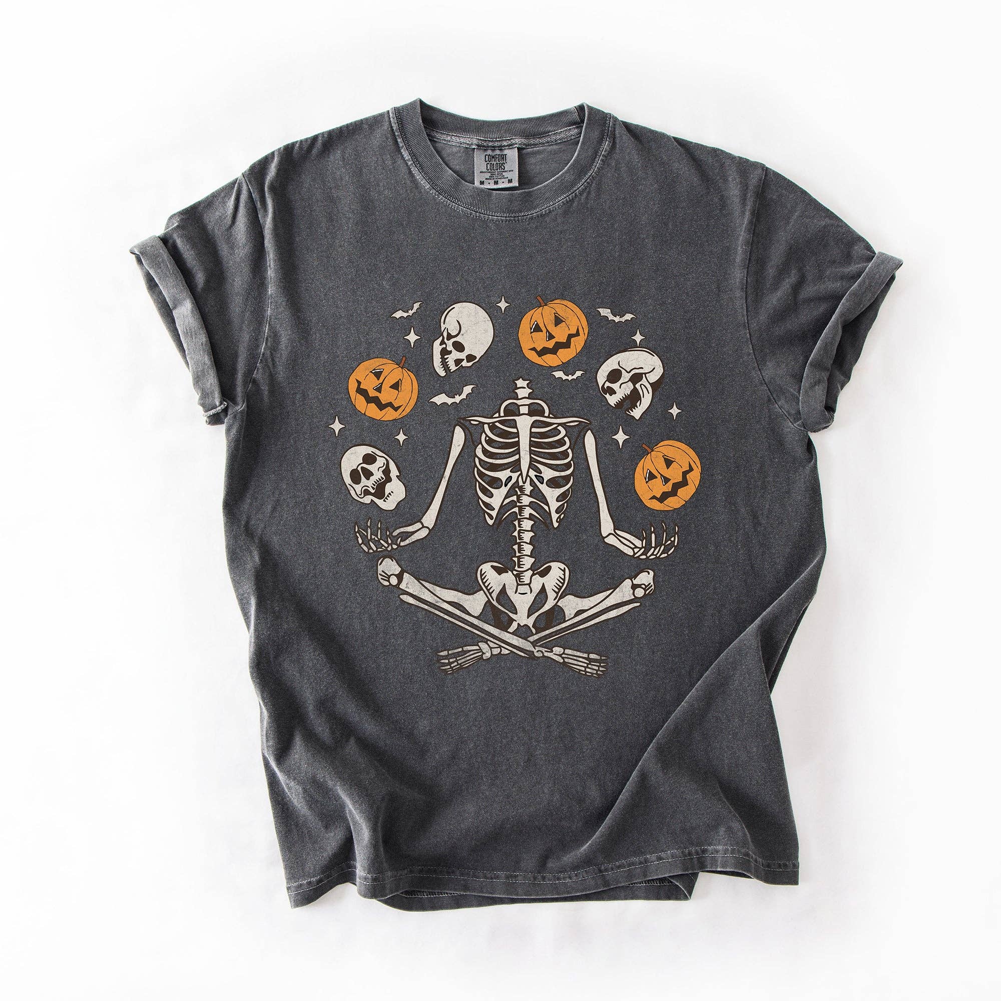 Skeleton, Juggling, Halloween, Jack O Lantern T-Shirt Hoodie, Sweatshirt | PodTeesHub.com