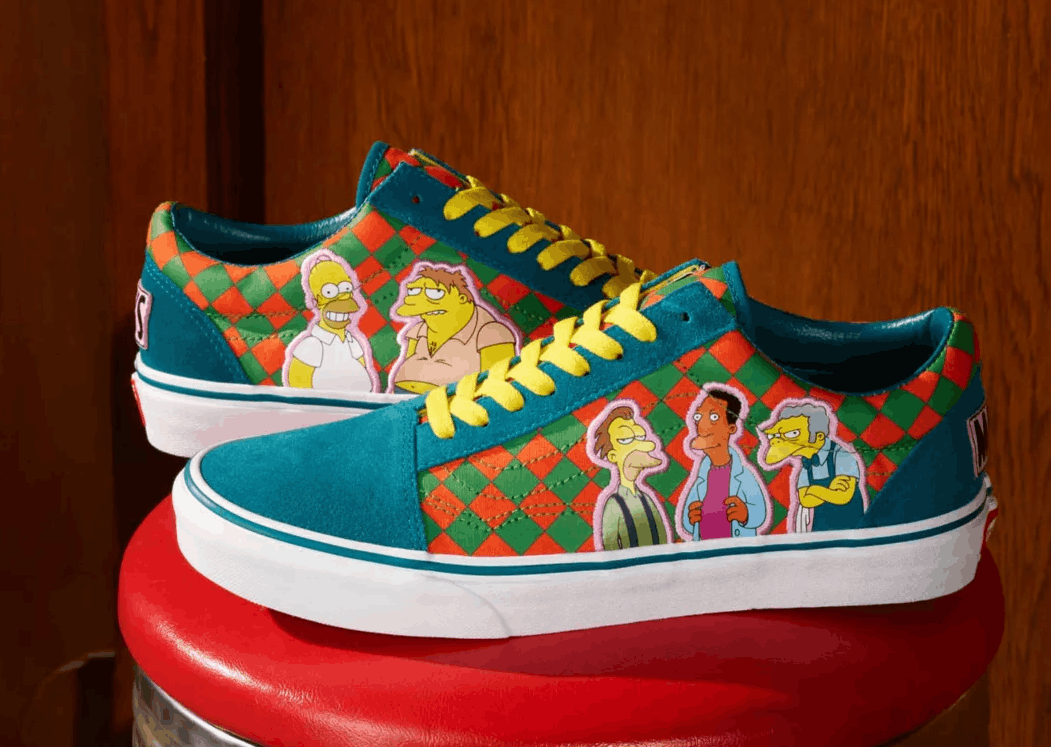 Vans Size Us 6 5 Vans Old Skool Simpsons Moe S Bar Green T-Shirts, Hoodie, Sweatshirt