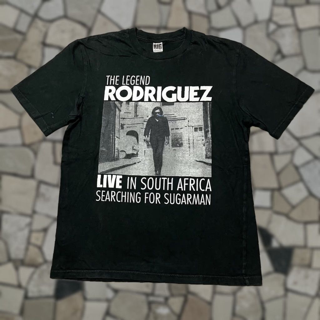 Vintage Rodriguez Searching For Sugarman Tour South Africa T Shirt Men M Black Cotton Knit Short Sle Hoodie, Sweatshirt