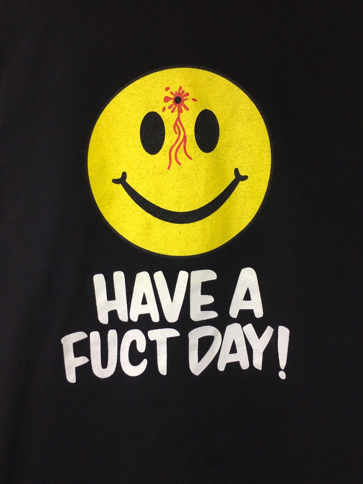 Fuct Black Washed Tee Have A Fuct Day Hoodie, Sweatshirt | PodTeesHub.com