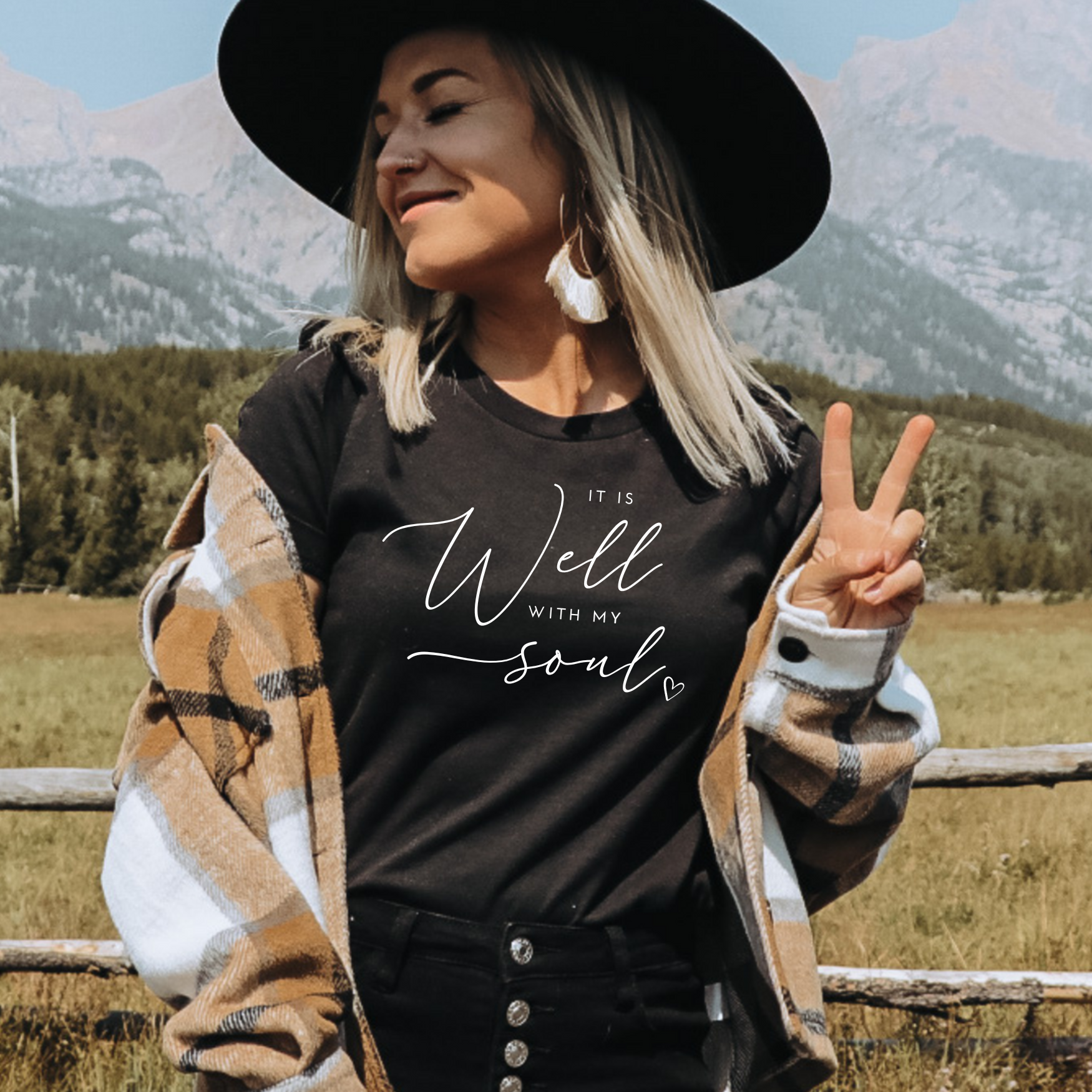It Is Well with My Soul Graphic Tee Shirt Hoodie, Sweatshirt | PodTeesHub.com