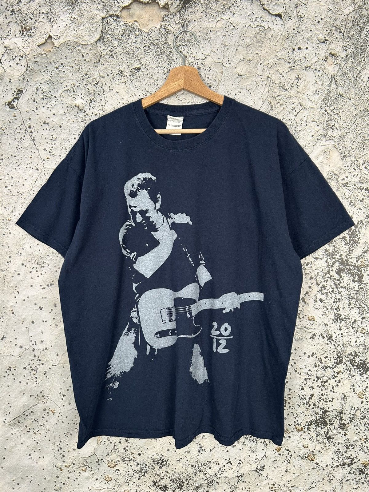 Band Tees Bruce Springsteen Wrecking Ball Graphic Tee Rock Band Hype Hoodie, Sweatshirt | PodTeesHub.com