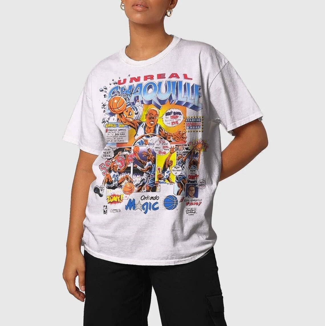 Vintage Shaquille O'neal Graphic Print Unisex T-Shirt Hoodie, Sweatshirt | PodTeesHub.com