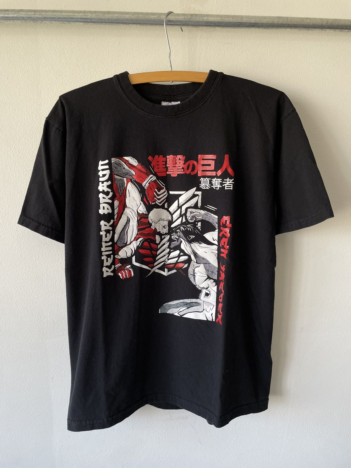 Vintage Japanese Attack On Titan Anime Tee Hoodie, Sweatshirt | PodTeesHub.com