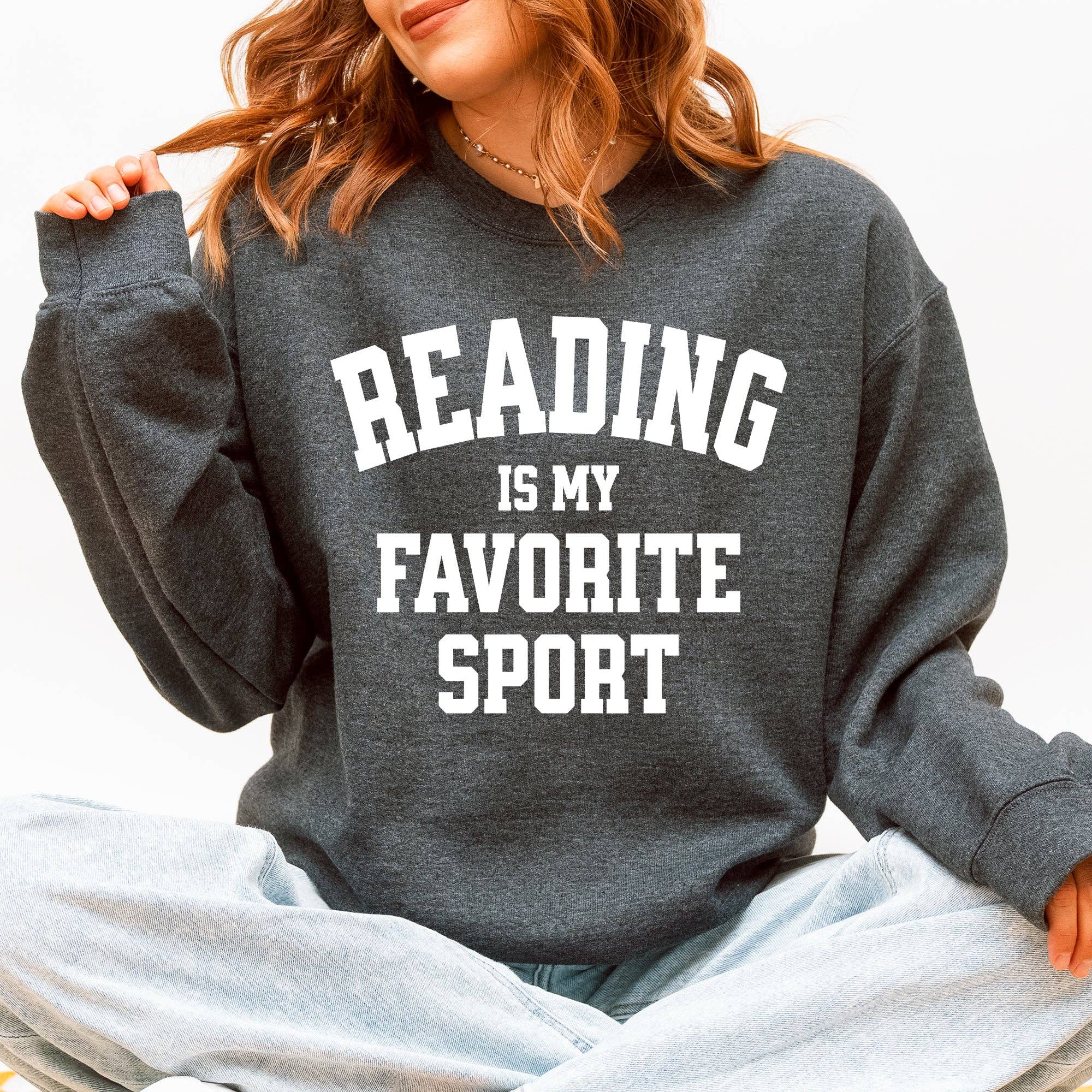 Reading Is My Favorite Sport, Reading, Booktok, Sweatshirt T-Shirts, Hoodie | PodTeesHub.com