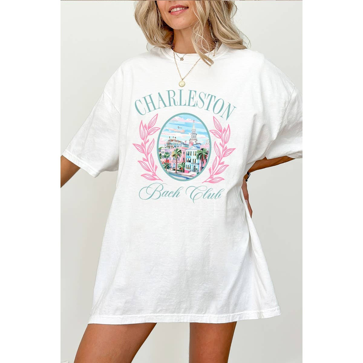 Charlseton Bach Vintage Graphic Oversized Tee Hoodie, Sweatshirt | PodTeesHub.com