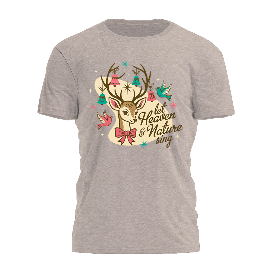 Let Heaven and Nature Sing Retro Tee - 4392 Hoodie, Sweatshirt | PodTeesHub.com
