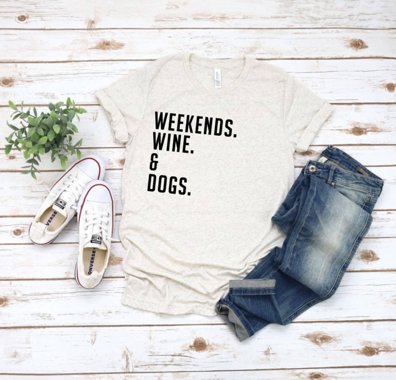 Weekends Wine and Dog T-Shirt Hoodie, Sweatshirt | PodTeesHub.com