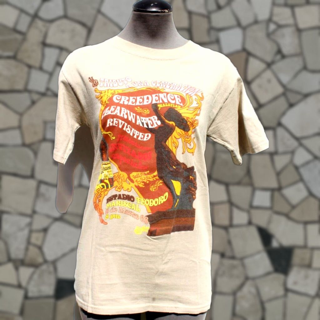Vintage Creedence Clearwater Tour Concert T Shirt Mens Small Music Summer Cotton Graphic Tee Hoodie, Sweatshirt