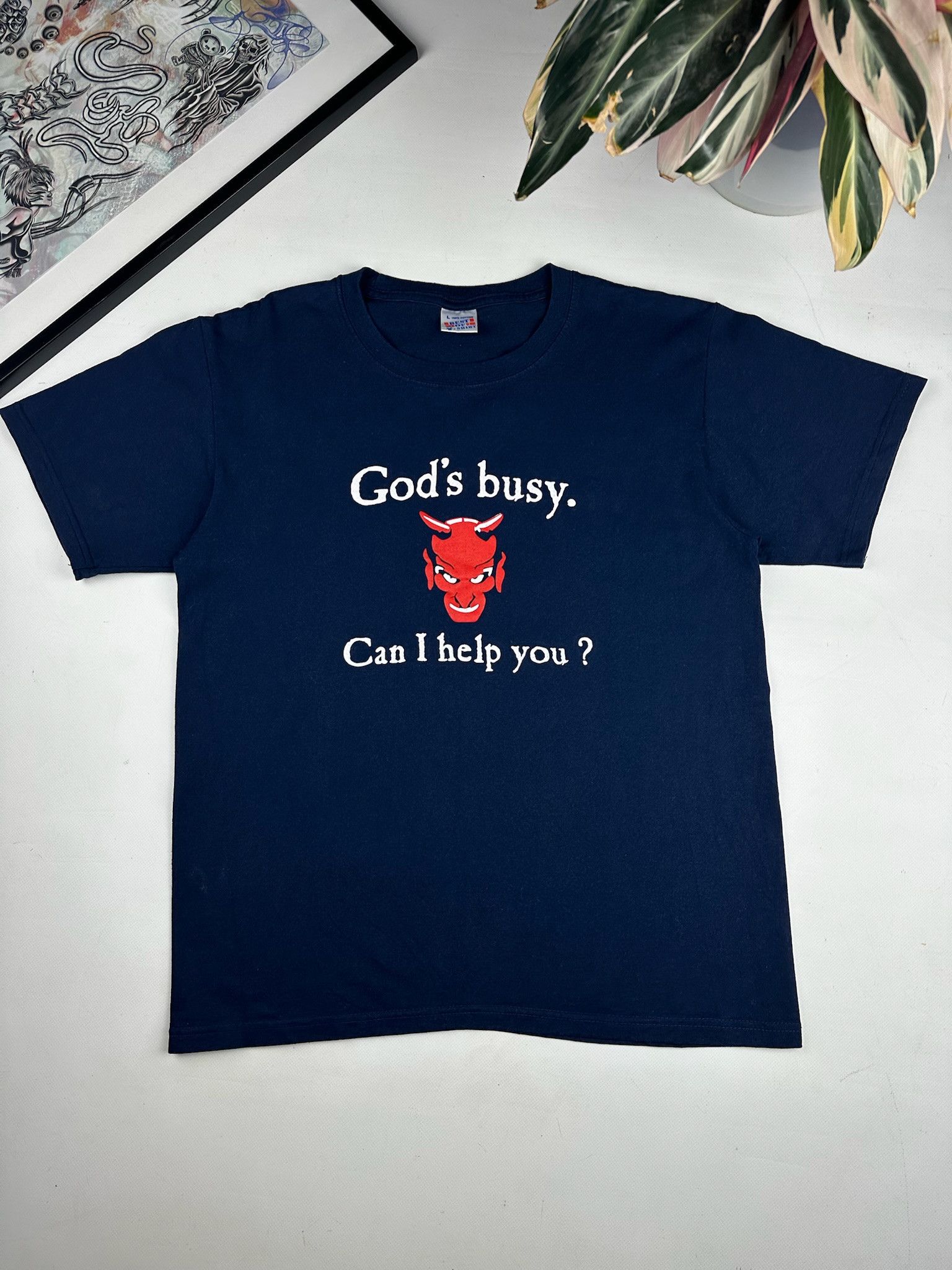 Vintage God S Devil T Shirt Rave Techno Acid Jesus Hoodie, Sweatshirt | PodTeesHub.com