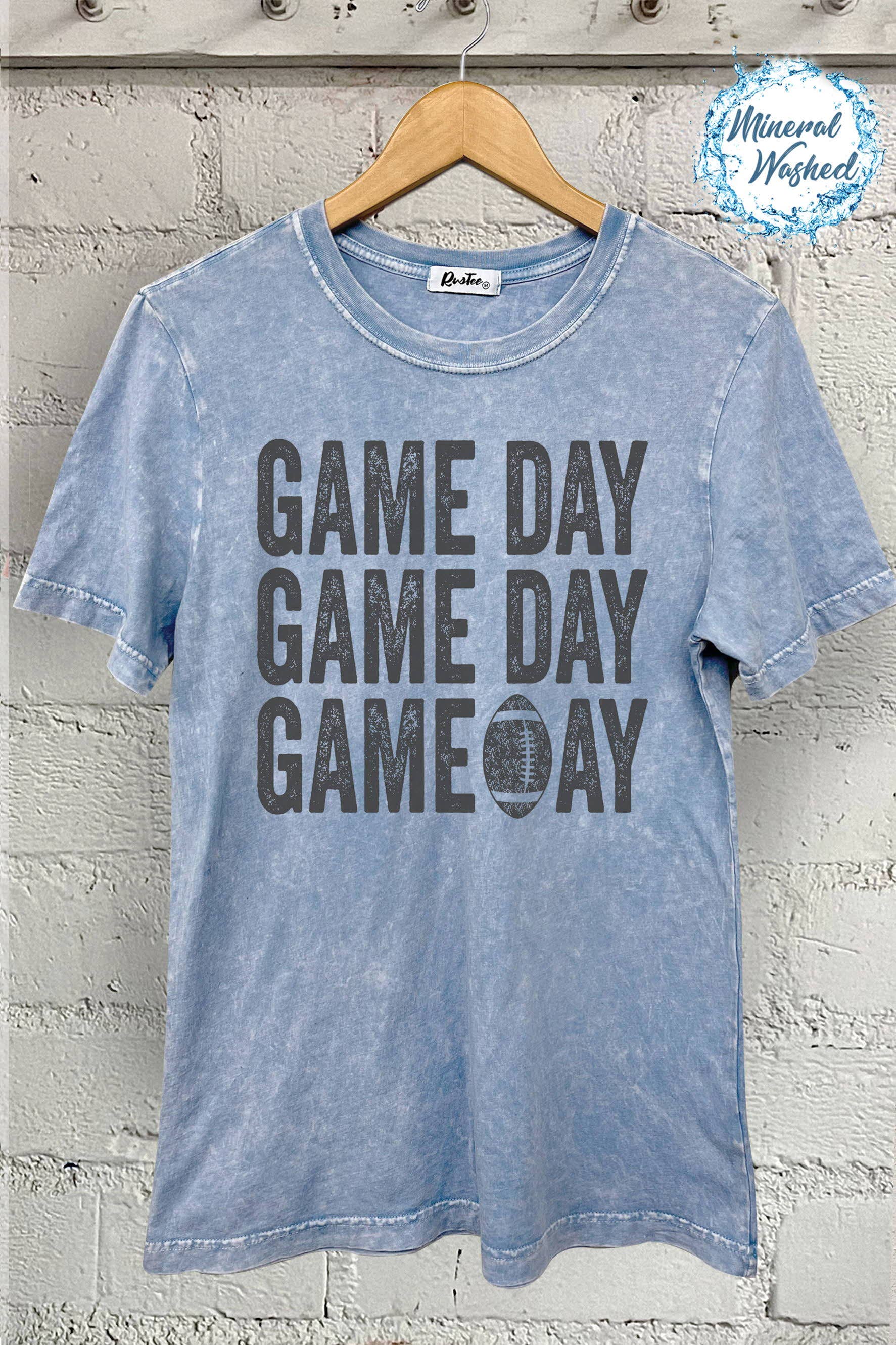 Gameday Vintage Wash Unisex Cotton T-Shirt Hoodie, Sweatshirt | PodTeesHub.com