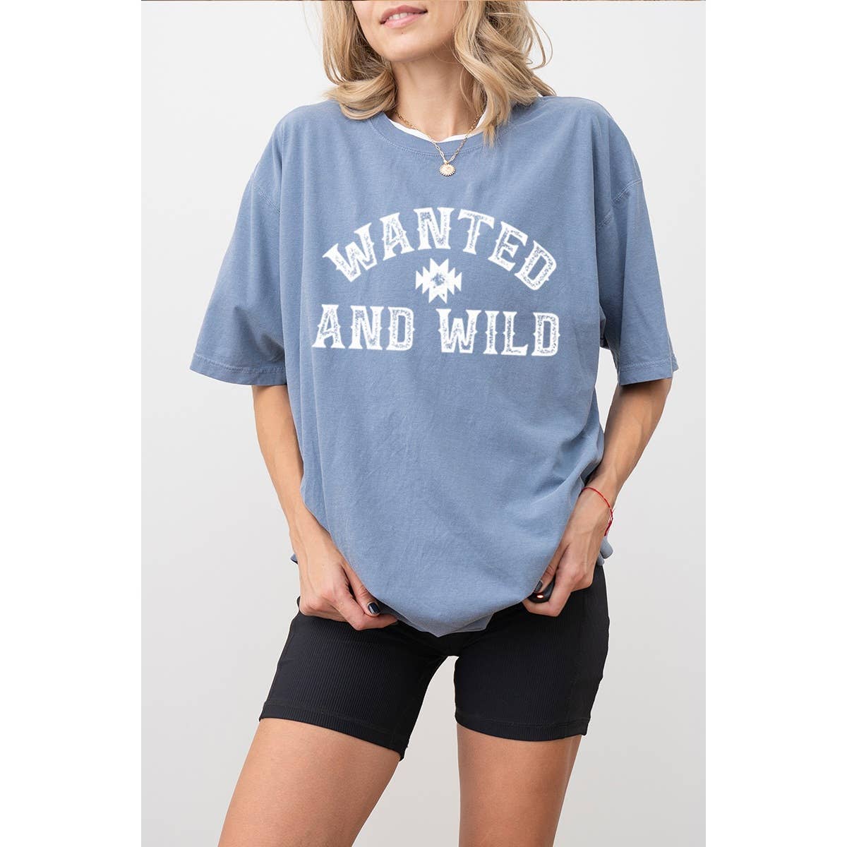 Wanted and Wild Vintage Graphic Oversized Tee Hoodie, Sweatshirt | PodTeesHub.com