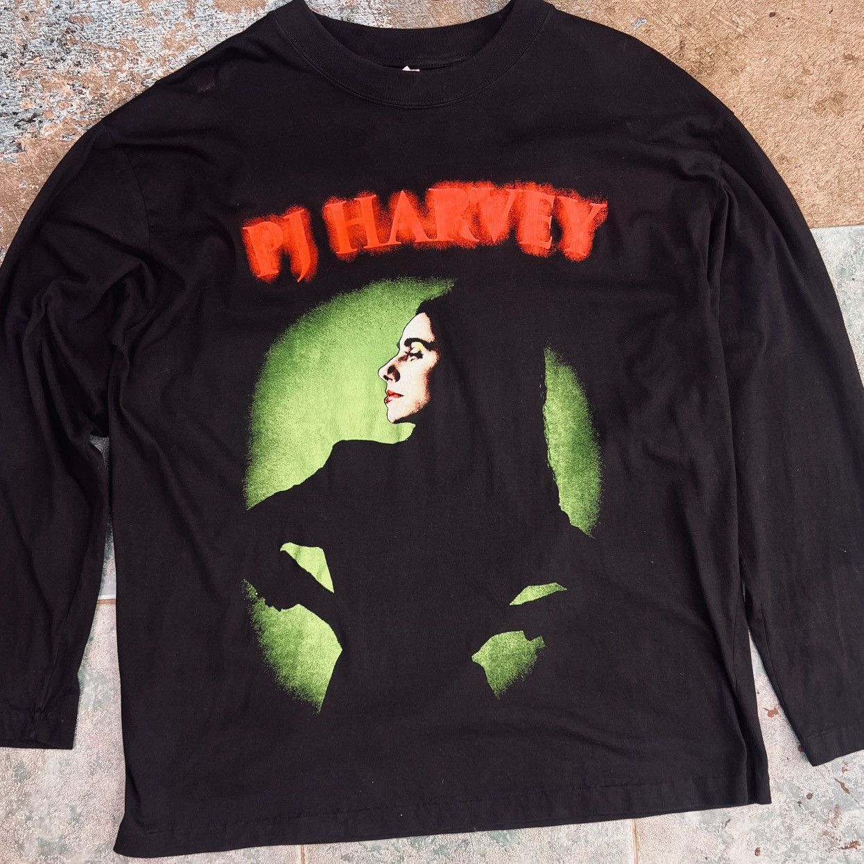 Band Tees Vintage Pj Harvey Long Sleeve Band T Shirt Hoodie, Sweatshirt | PodTeesHub.com