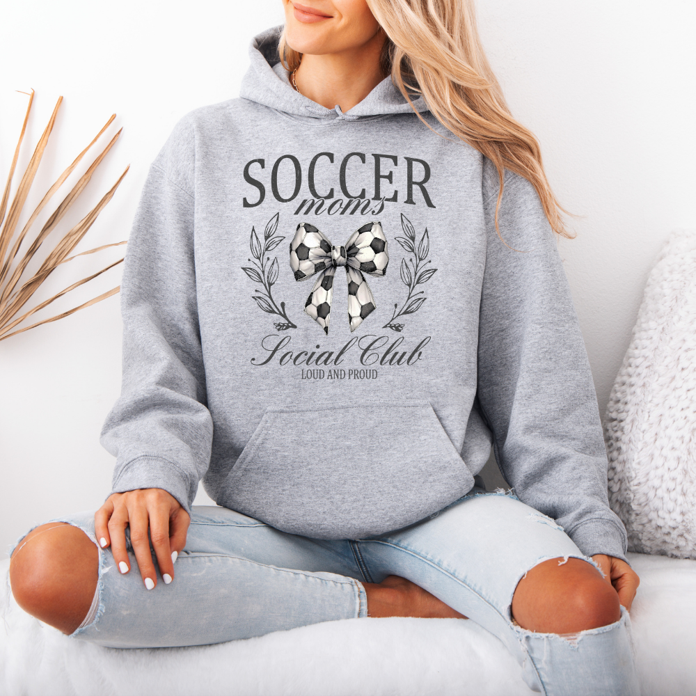 Soccer Moms Social Club | Unisex Hoodie Sweatshirt T-Shirts | PodTeesHub.com