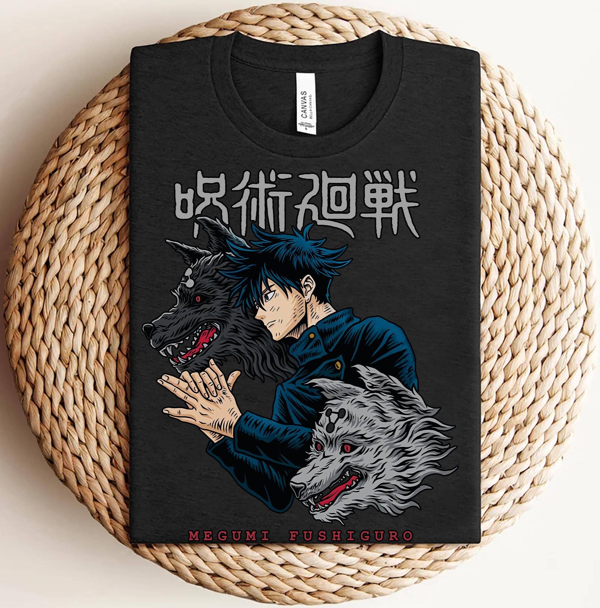 Megumi Fushiguro Jujutsu Kaisen Shirt – Anime Graphic Tee Hoodie, Sweatshirt | PodTeesHub.com