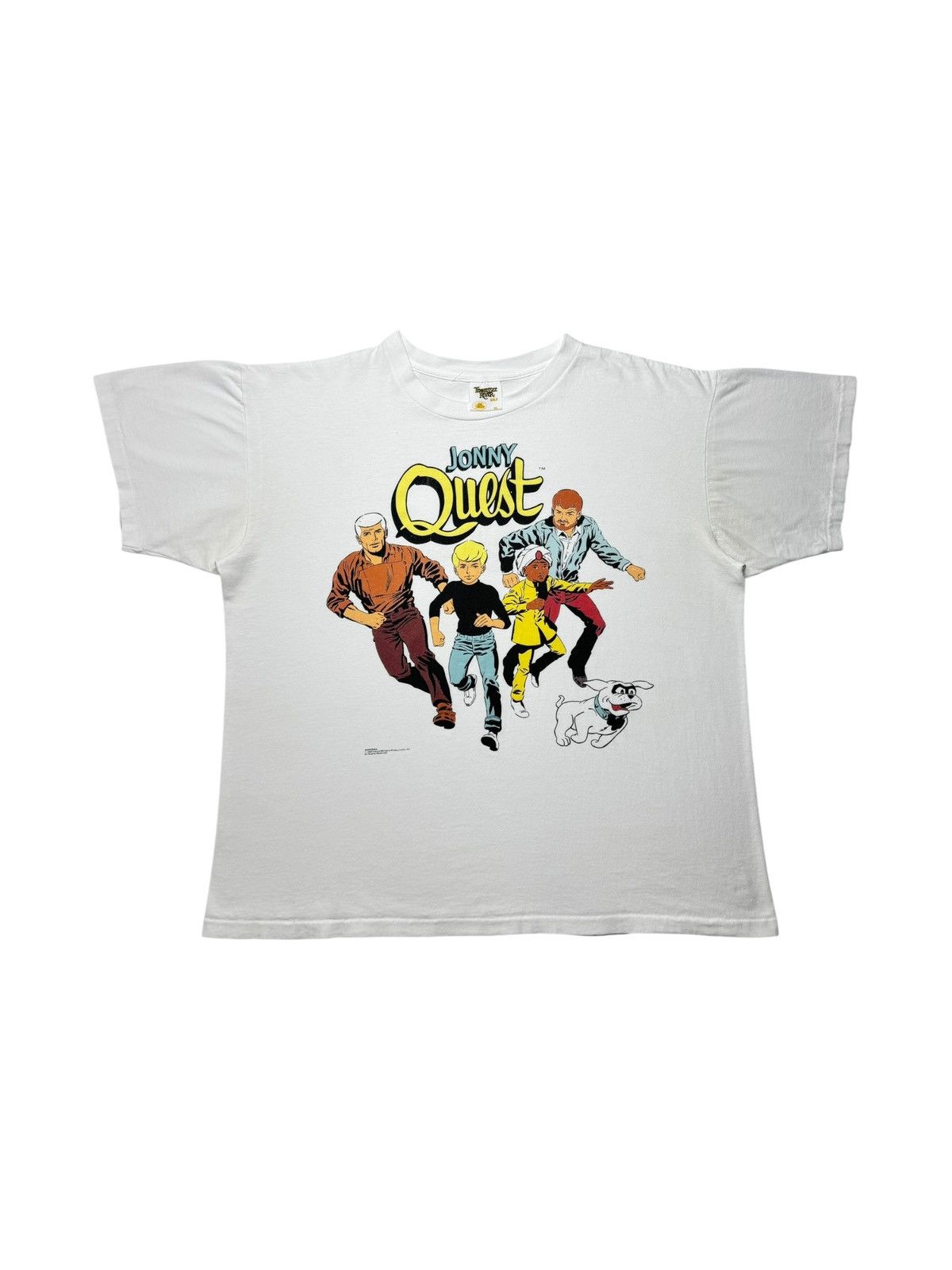 Vintage 1994 Jonny Quest Cartoon Tee Shirt Hoodie, Sweatshirt | PodTeesHub.com