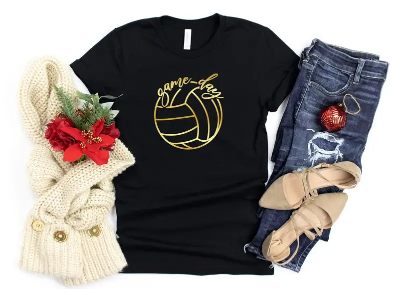 Volleyball Game Day T-Shirt Hoodie, Sweatshirt | PodTeesHub.com