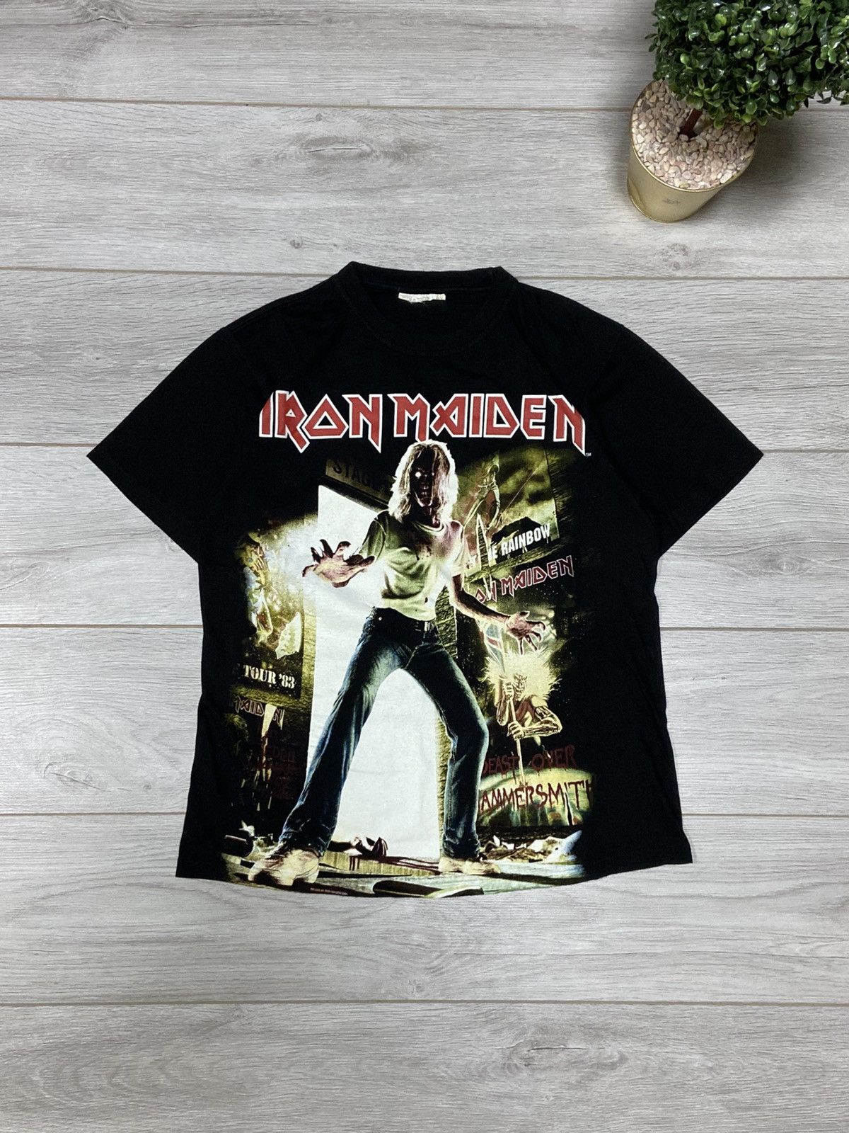 Vintage Iron Maiden 2004 Overprint Vintage T Shirt Hoodie, Sweatshirt | PodTeesHub.com
