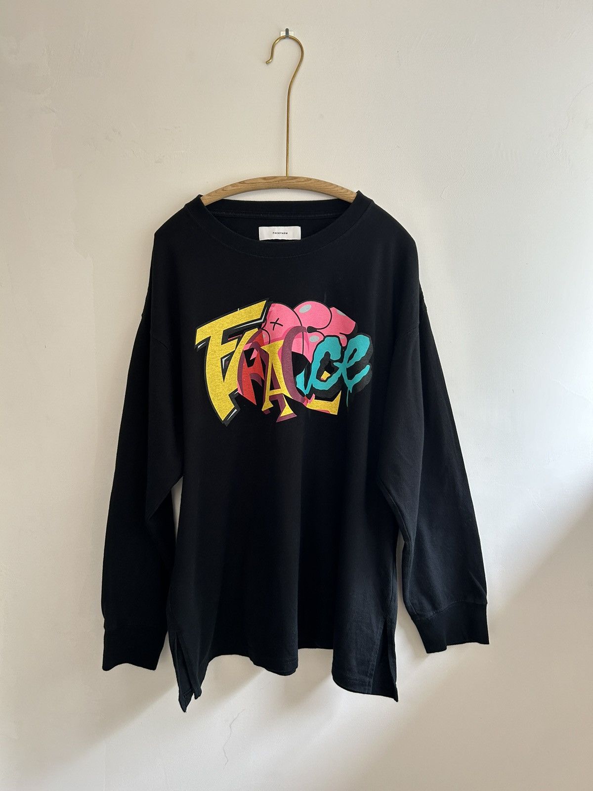 Facetasm Long Sleeve Print T Shirt Hoodie, Sweatshirt | PodTeesHub.com