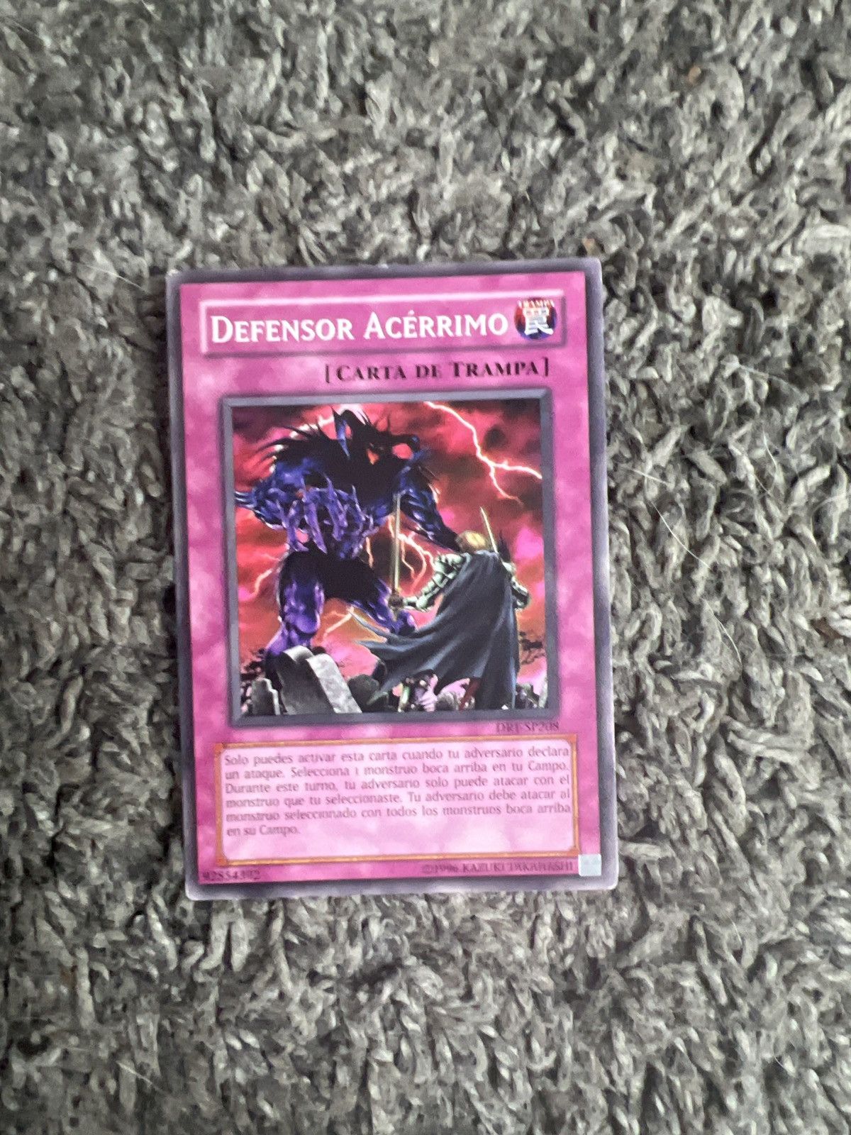 Vintage 1996 Konami Yu Gi Oh Defensor Acerrimo Card T-Shirts, Hoodie, Sweatshirt | PodTeesHub.com