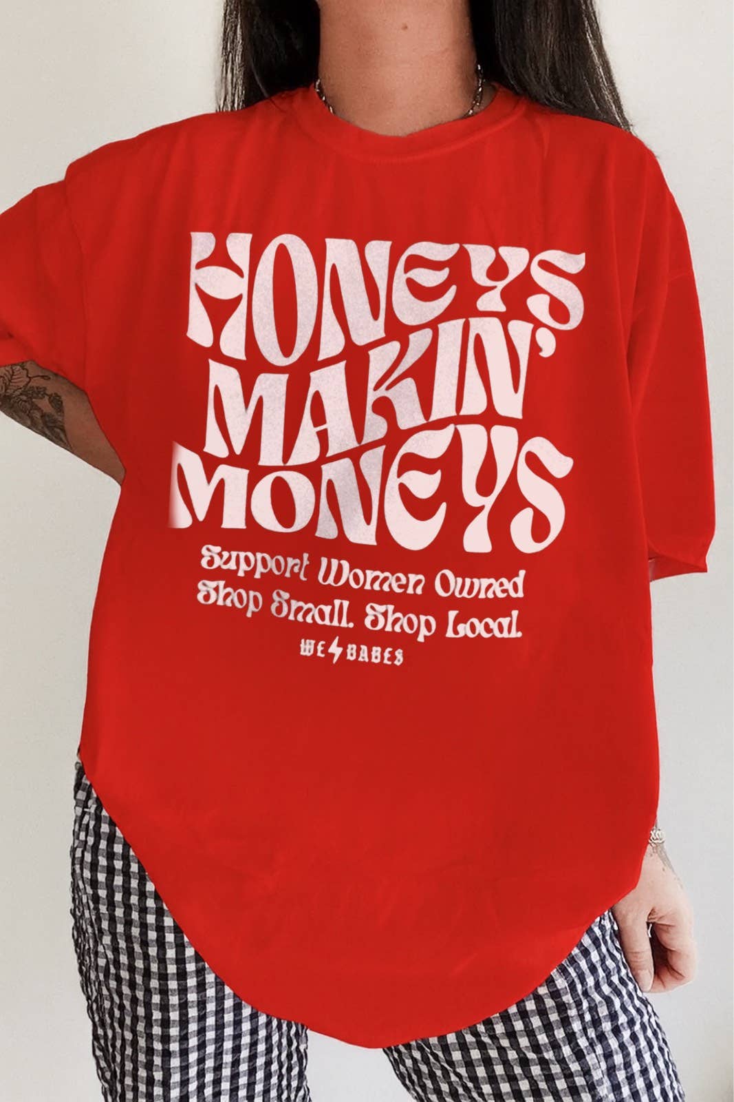Support Woman Owned 2.0 Feminist Girl Power Tee - Red Hoodie, Sweatshirt | PodTeesHub.com