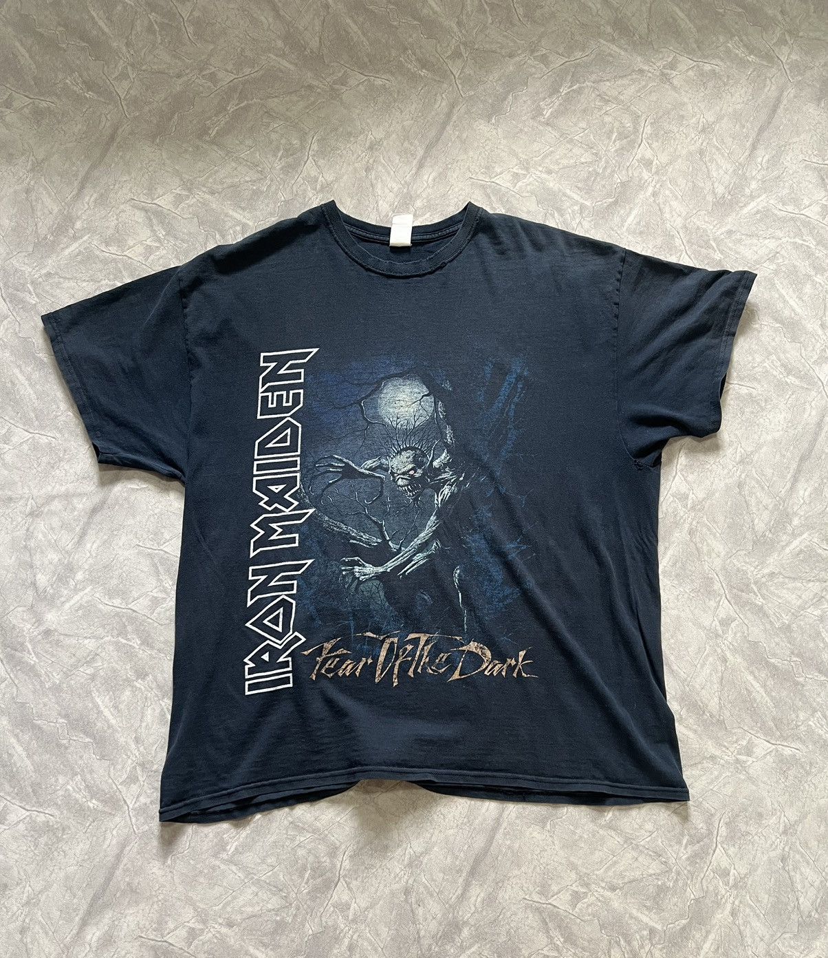 Band Tees Vintage Iron Maiden Distressed T Shirt Hoodie, Sweatshirt | PodTeesHub.com