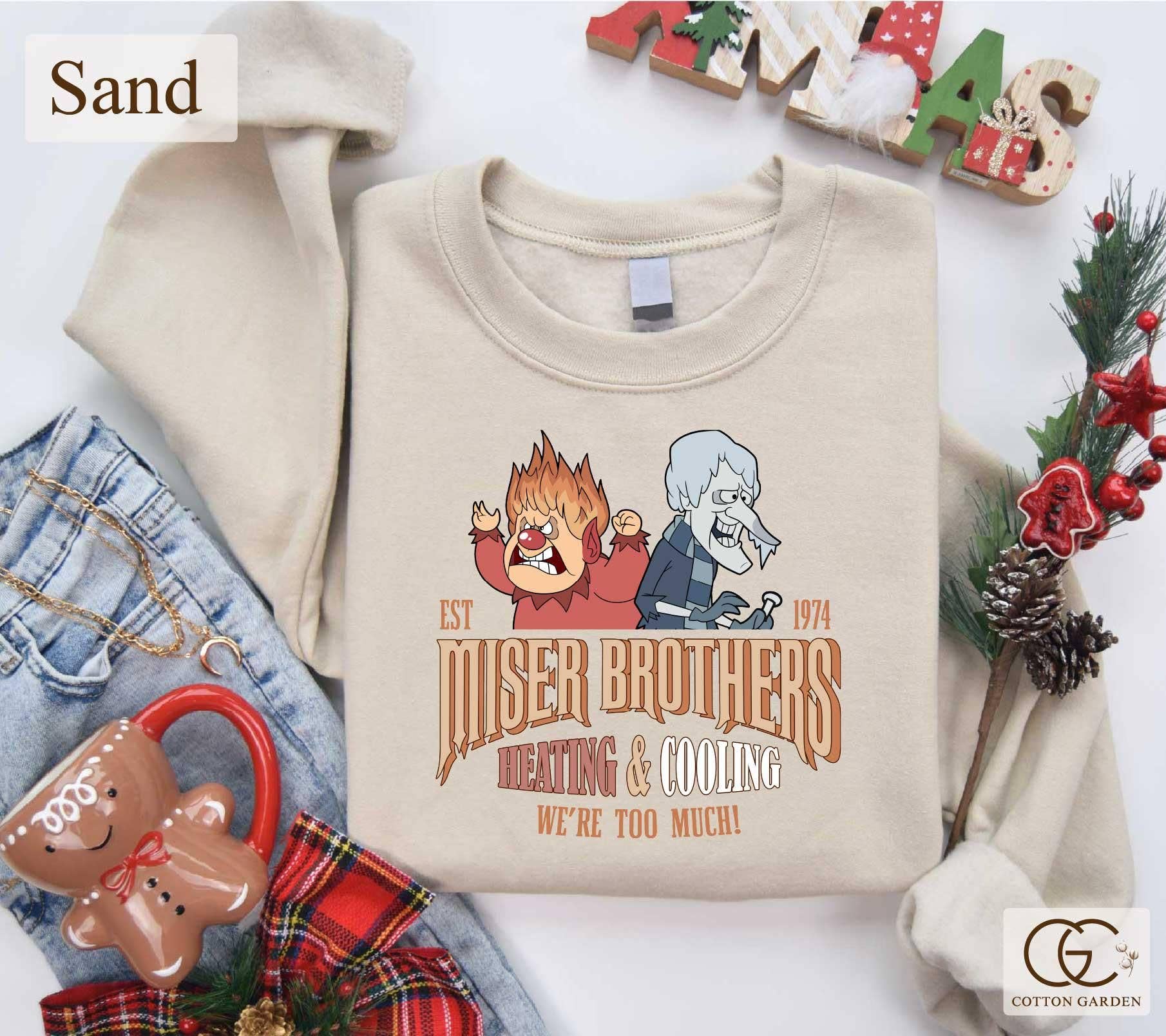 Miser Brothers Christmas Fans Tee Xmas Gift Hoodie, Sweatshirt | PodTeesHub.com