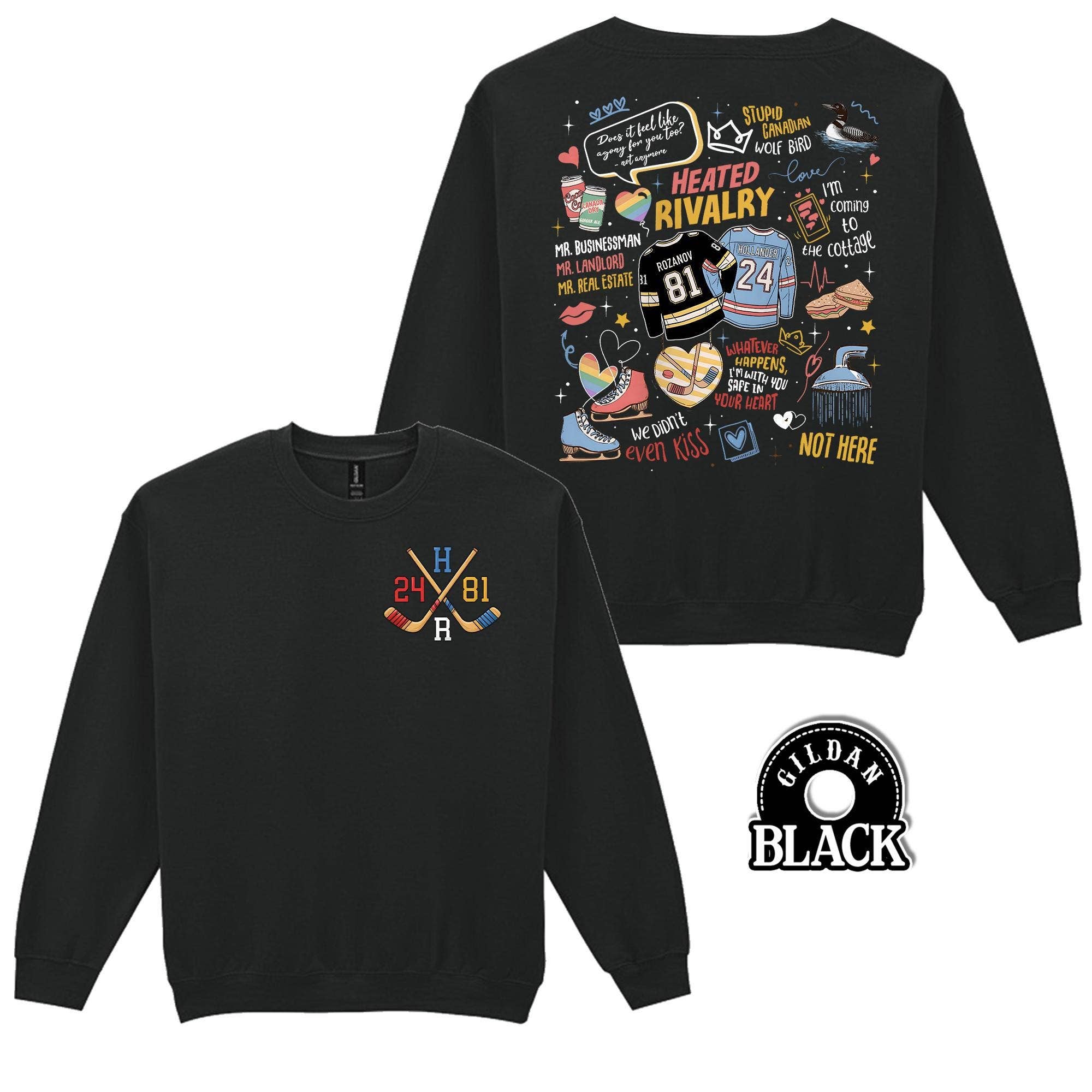 Heated Rivalry Romance Hockey Couple Shirt Hoodie, Sweatshirt | PodTeesHub.com