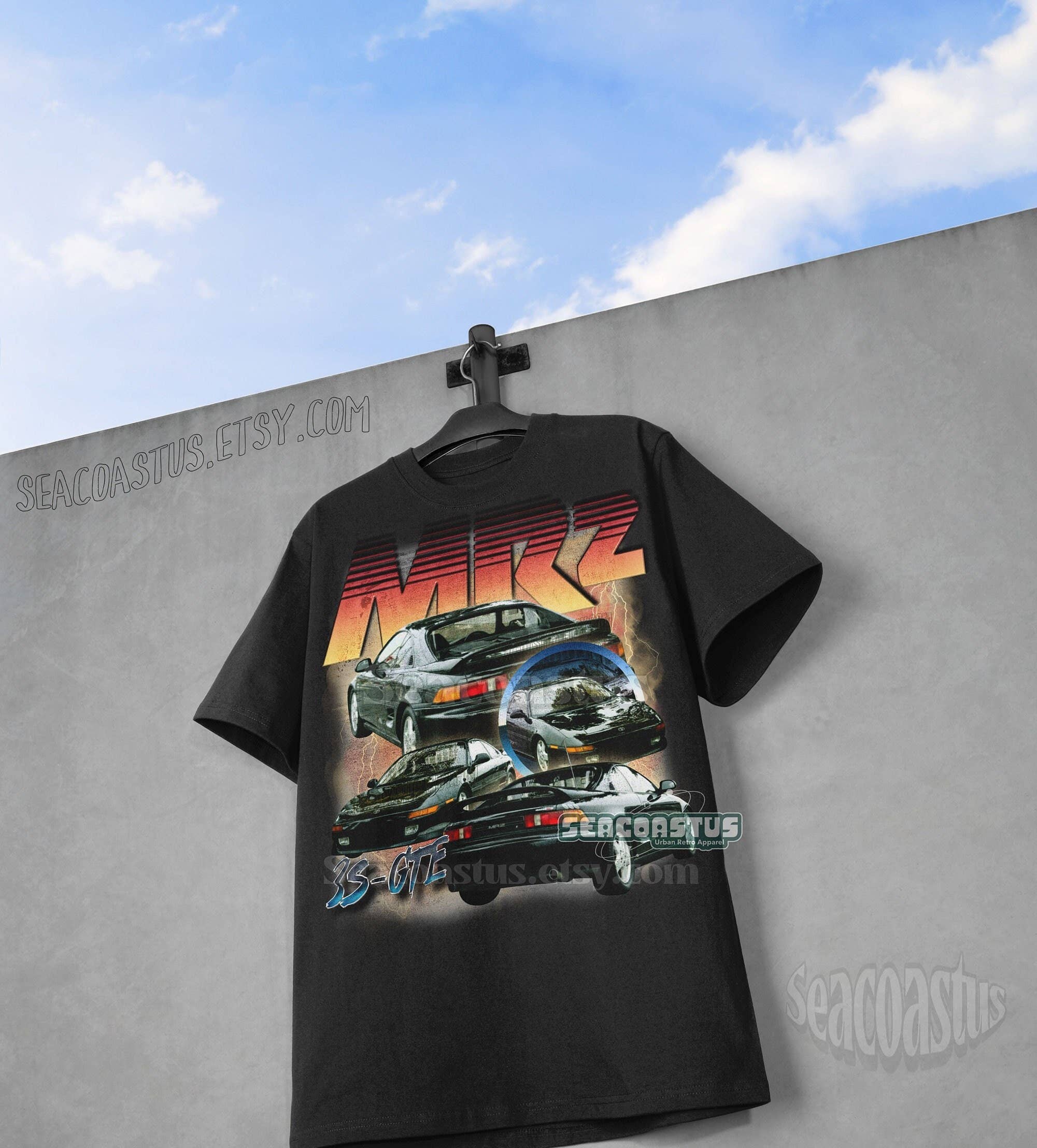 Retro Toyota MR2 3S-GTE Graphic T-Shirt For Jdm Hoodie, Sweatshirt | PodTeesHub.com