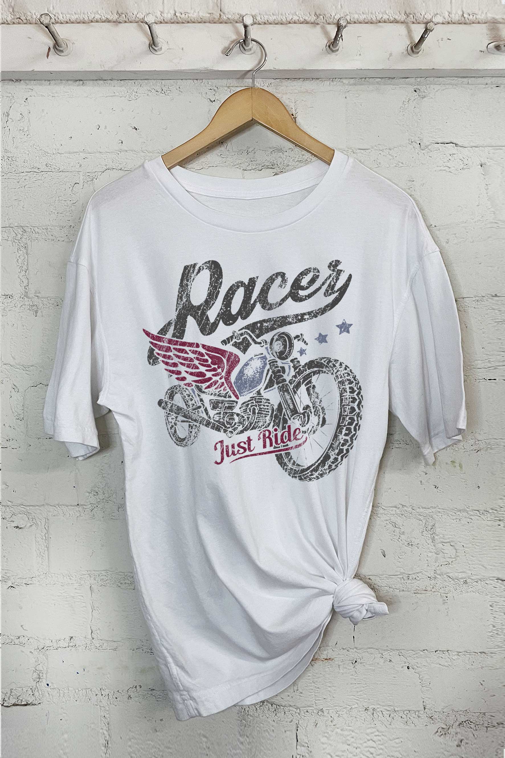 Racer Just Ride-Oversized Tee Hoodie, Sweatshirt | PodTeesHub.com